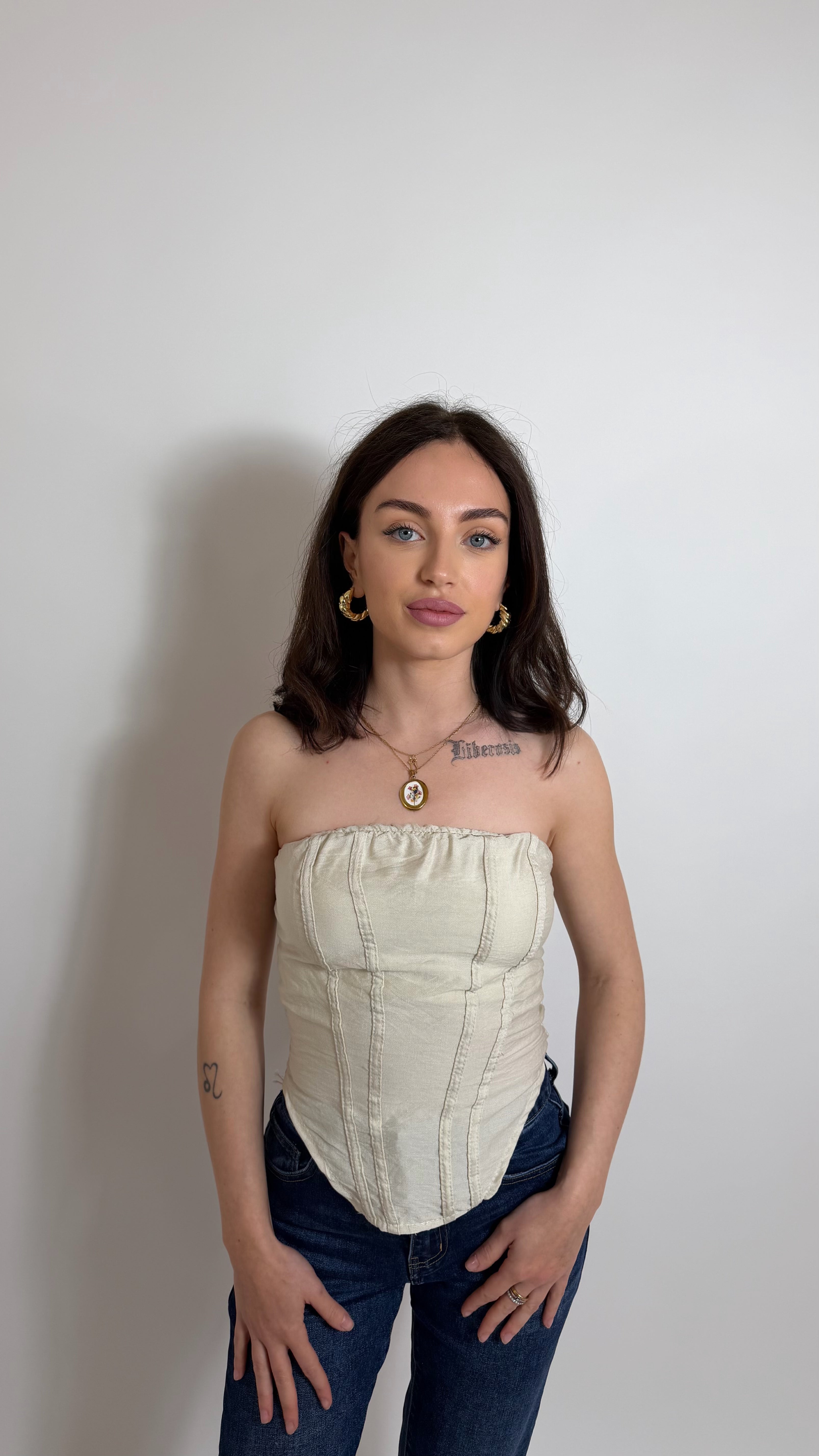 Top Corset Soft Beige