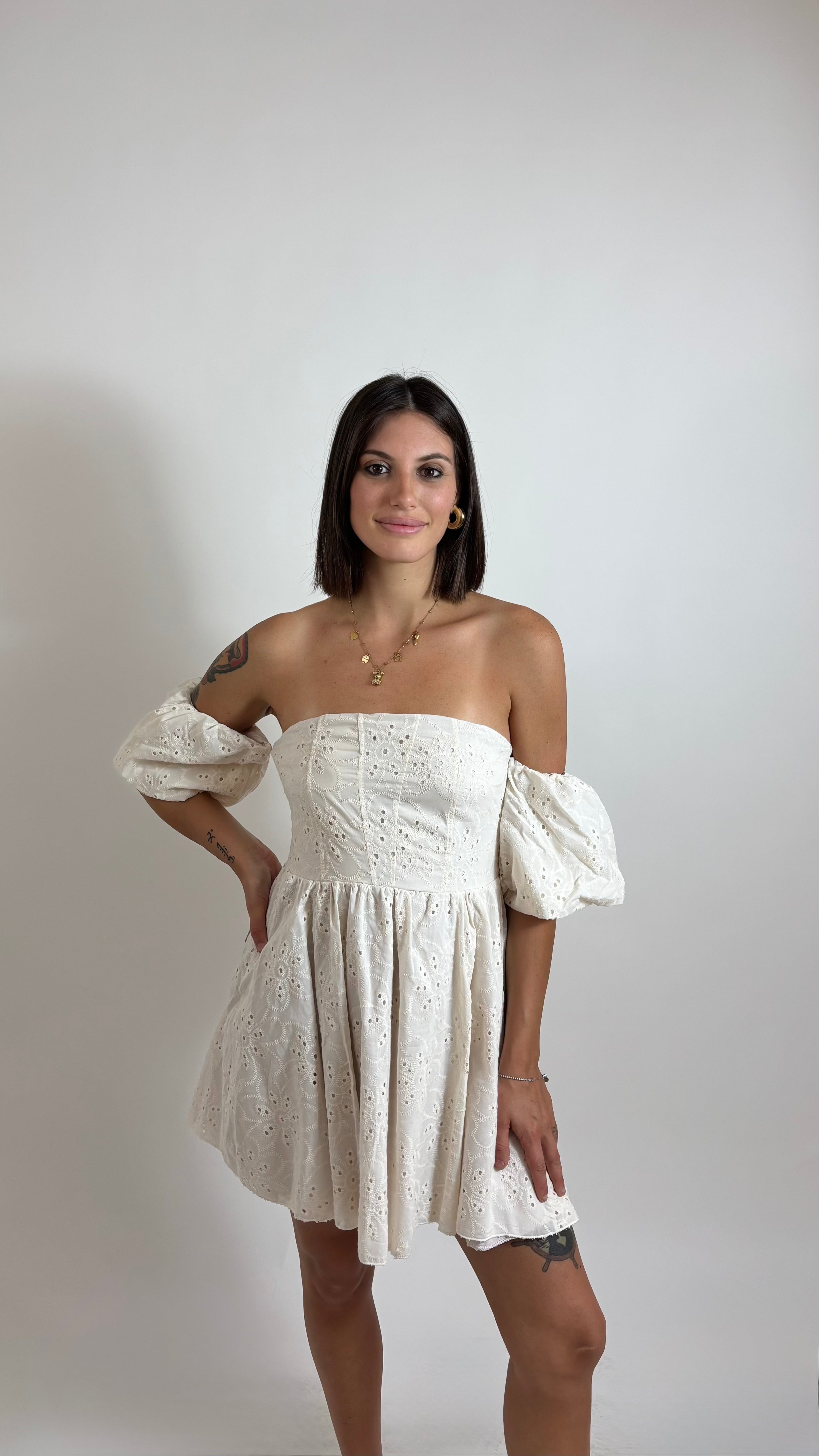 Minidress Siviglia Ecru
