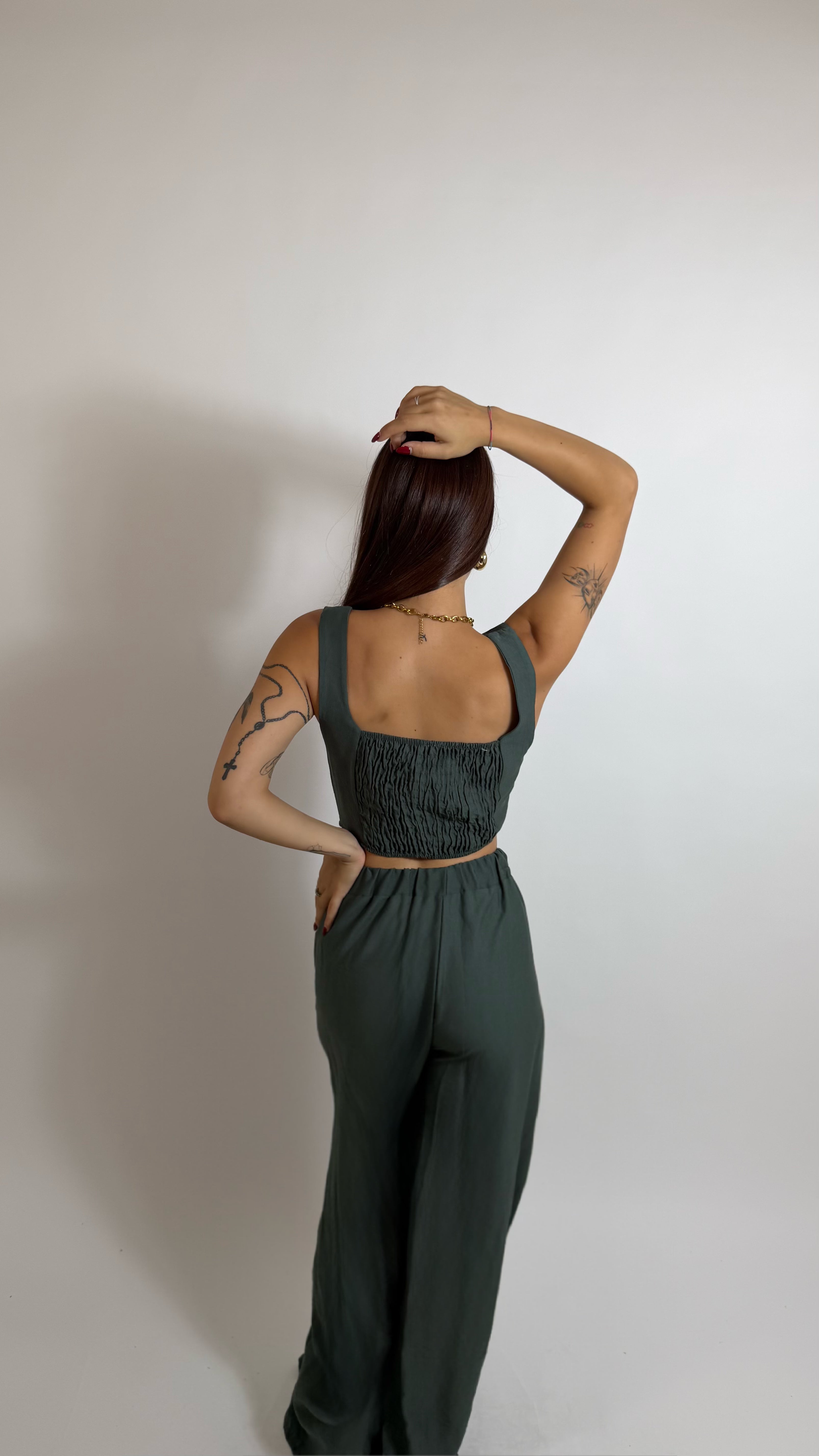 Set Corset Verde Utility