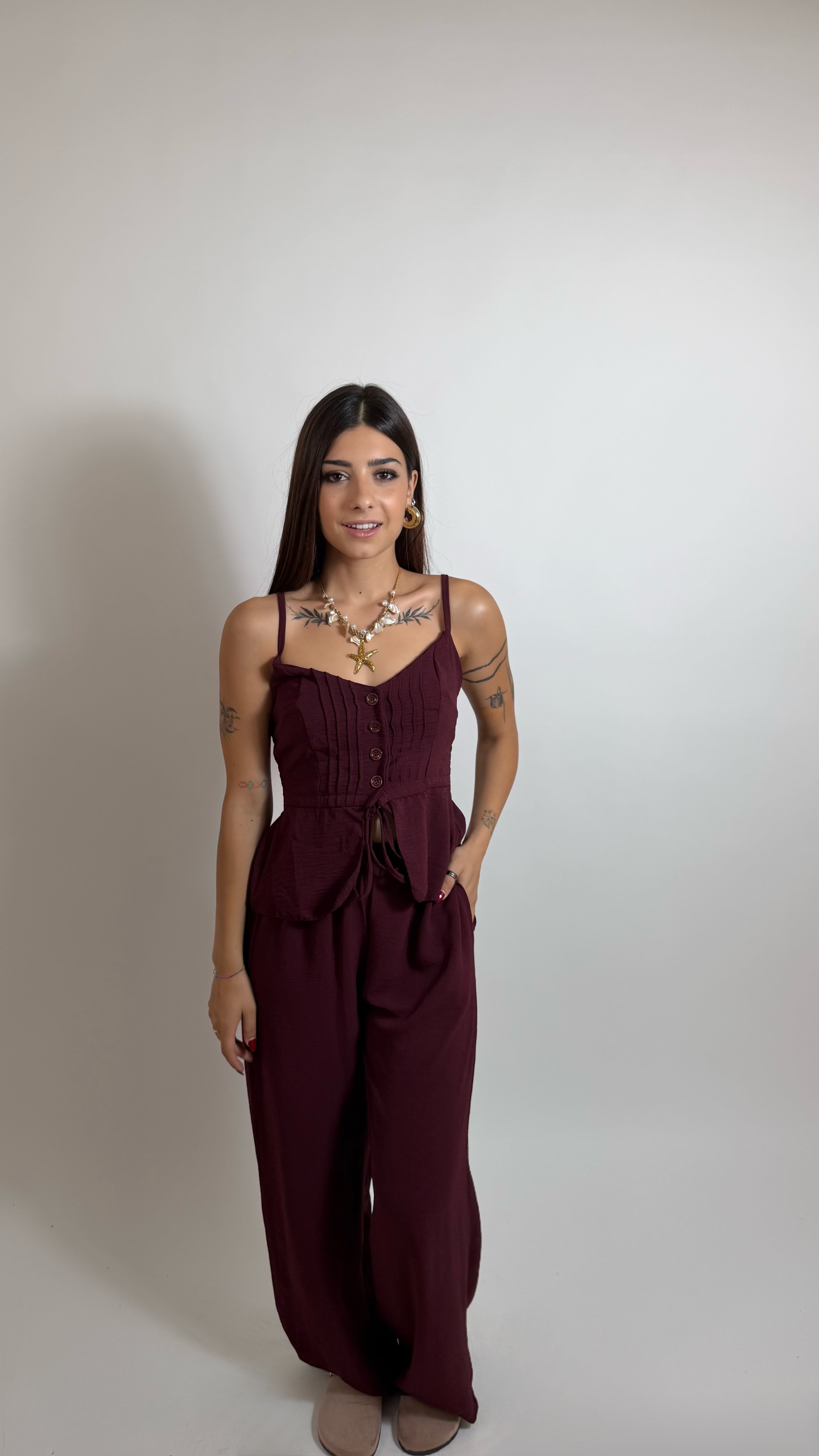 Set Jasmine Burgundy