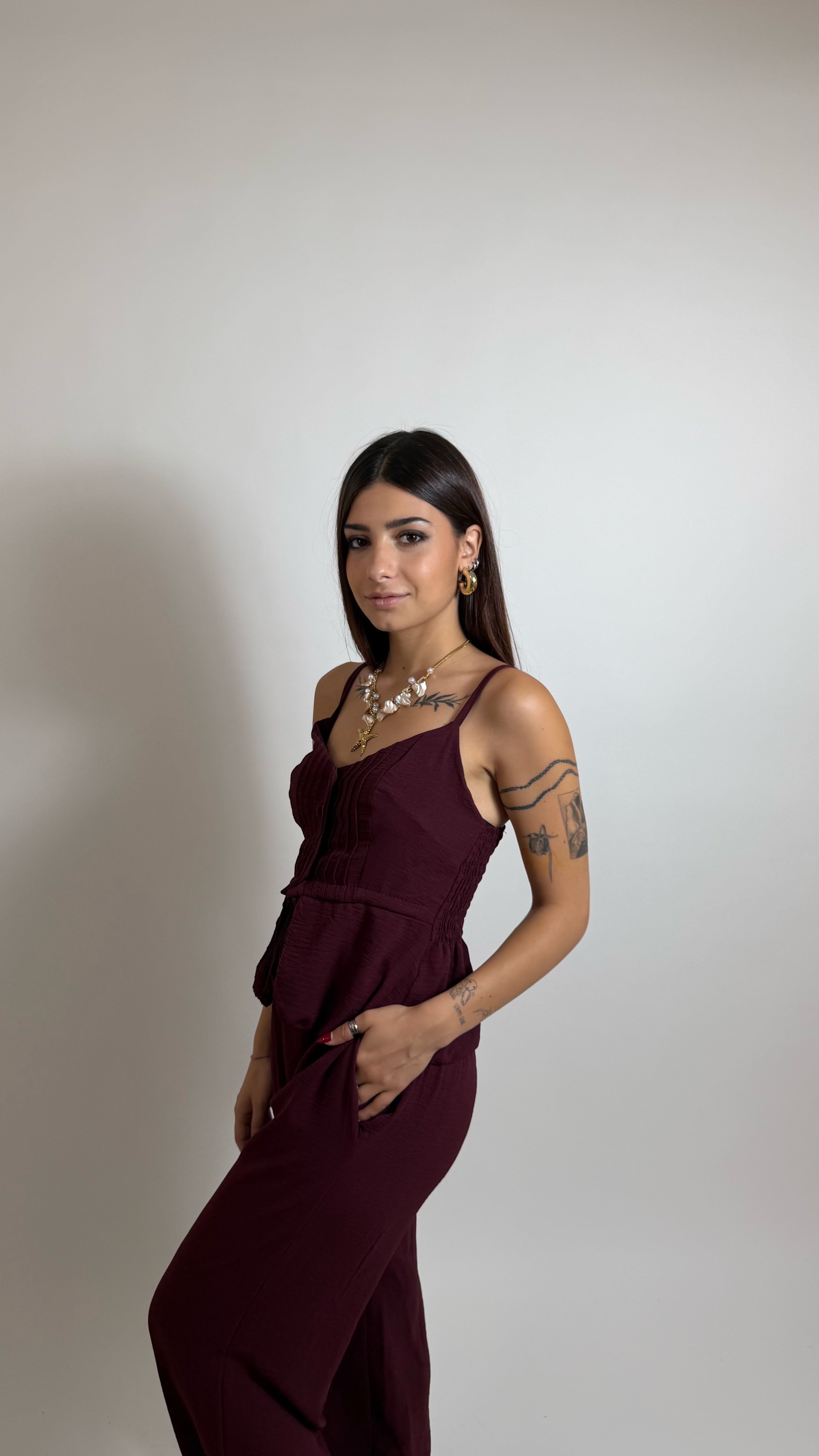 Set Jasmine Burgundy