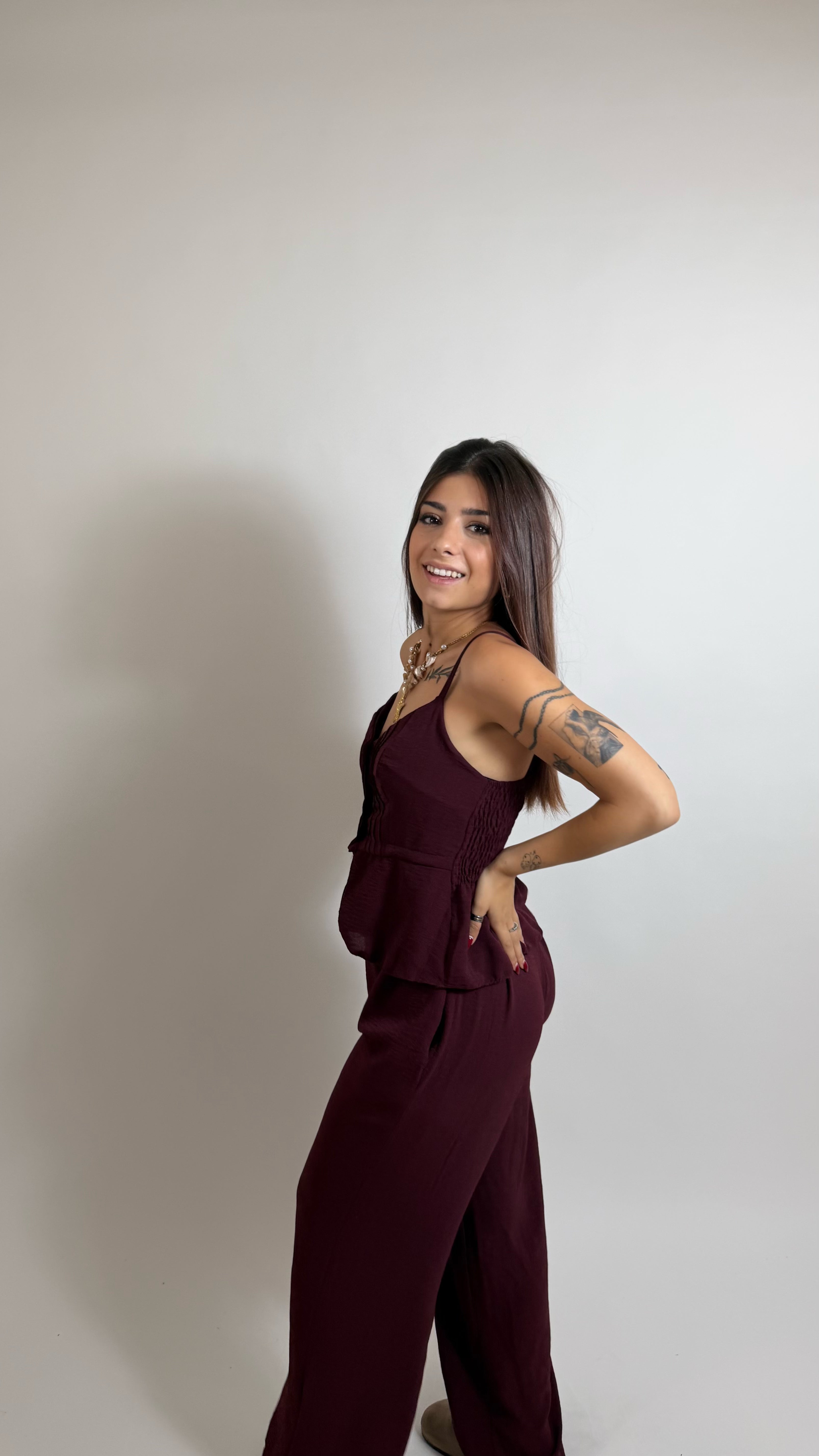 Set Jasmine Burgundy