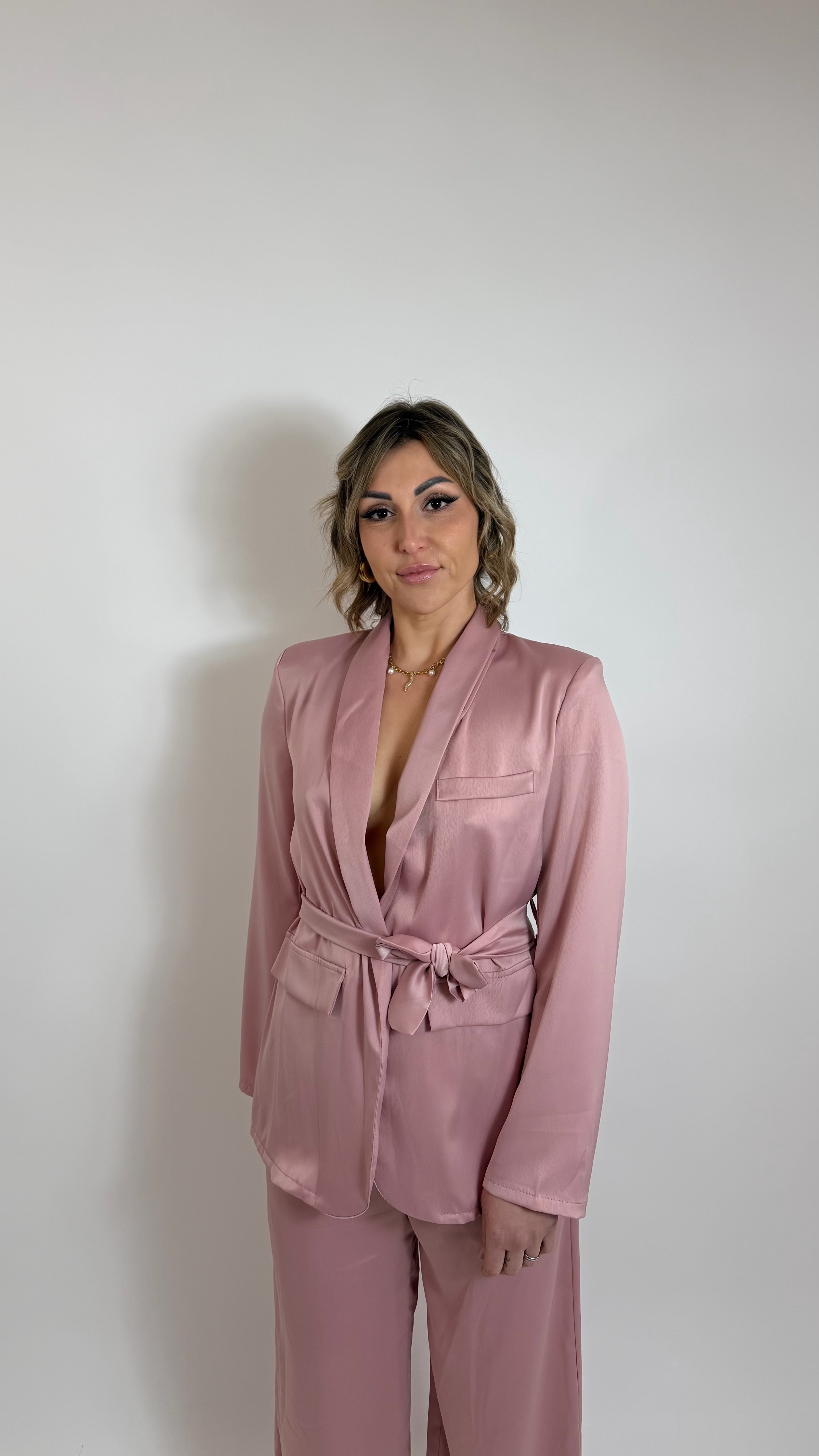 Coordinato Angel Satin Rosa Antico