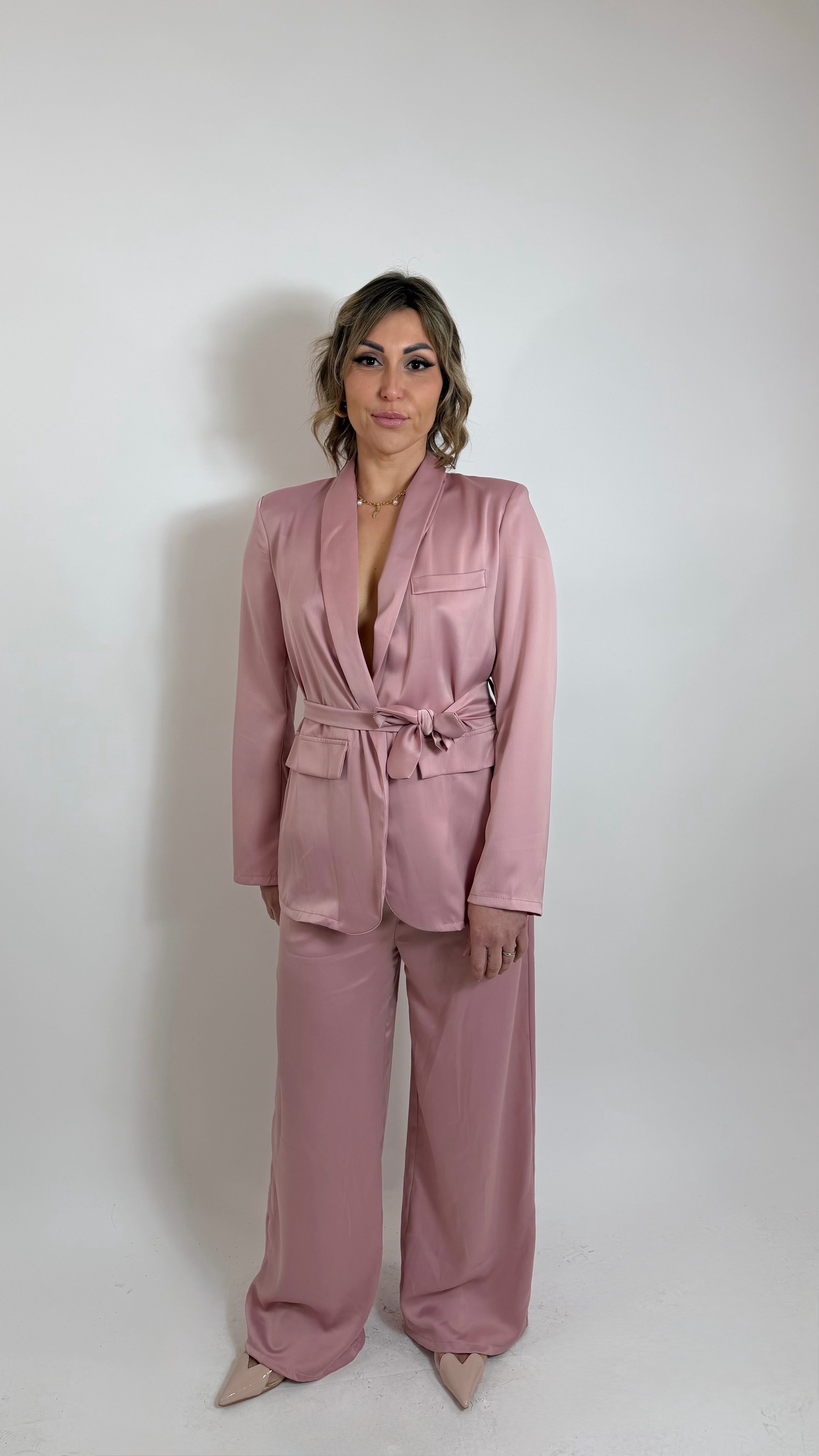 Coordinato Angel Satin Rosa Antico