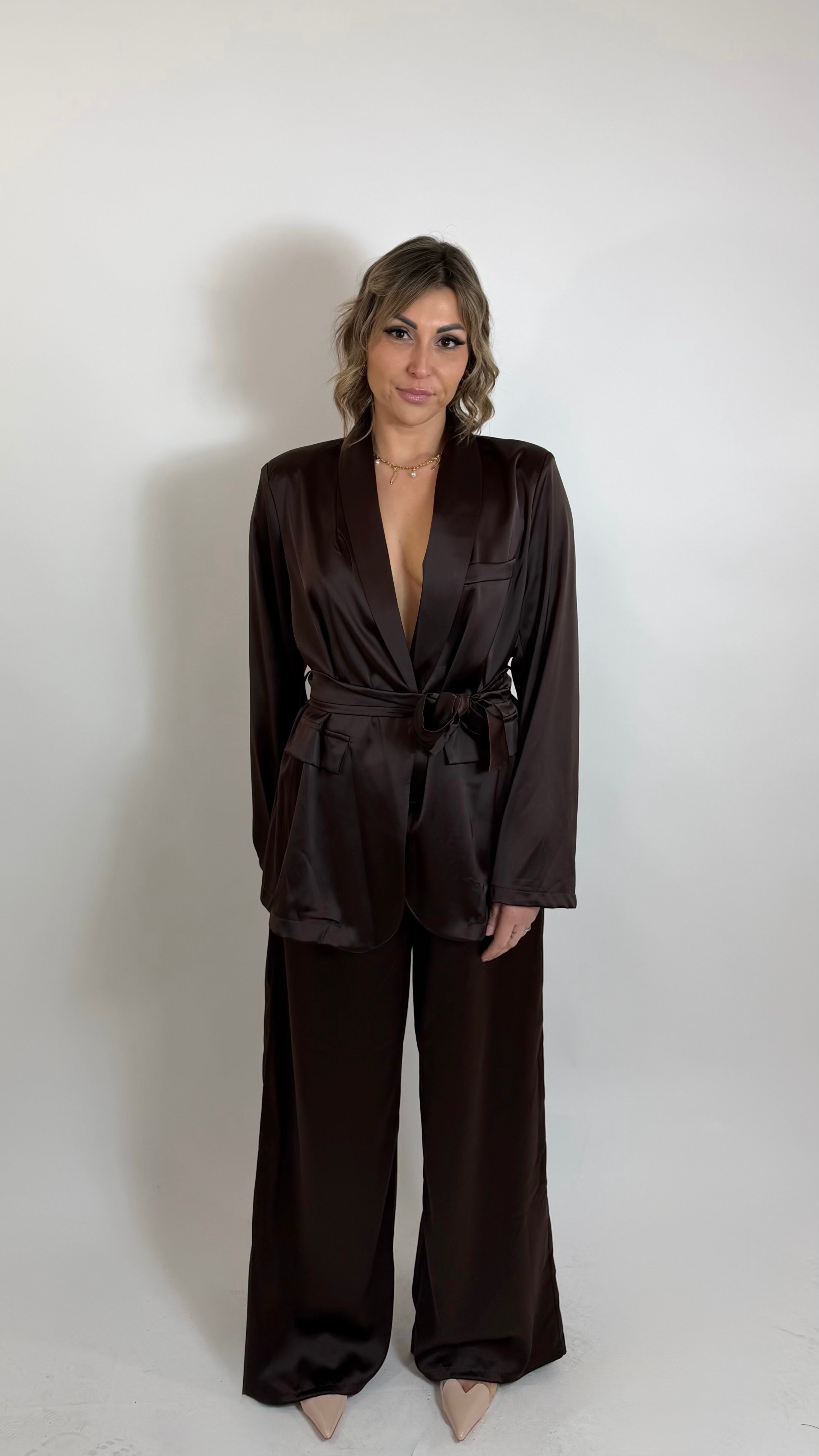 Coordinato Angel Satin Choco