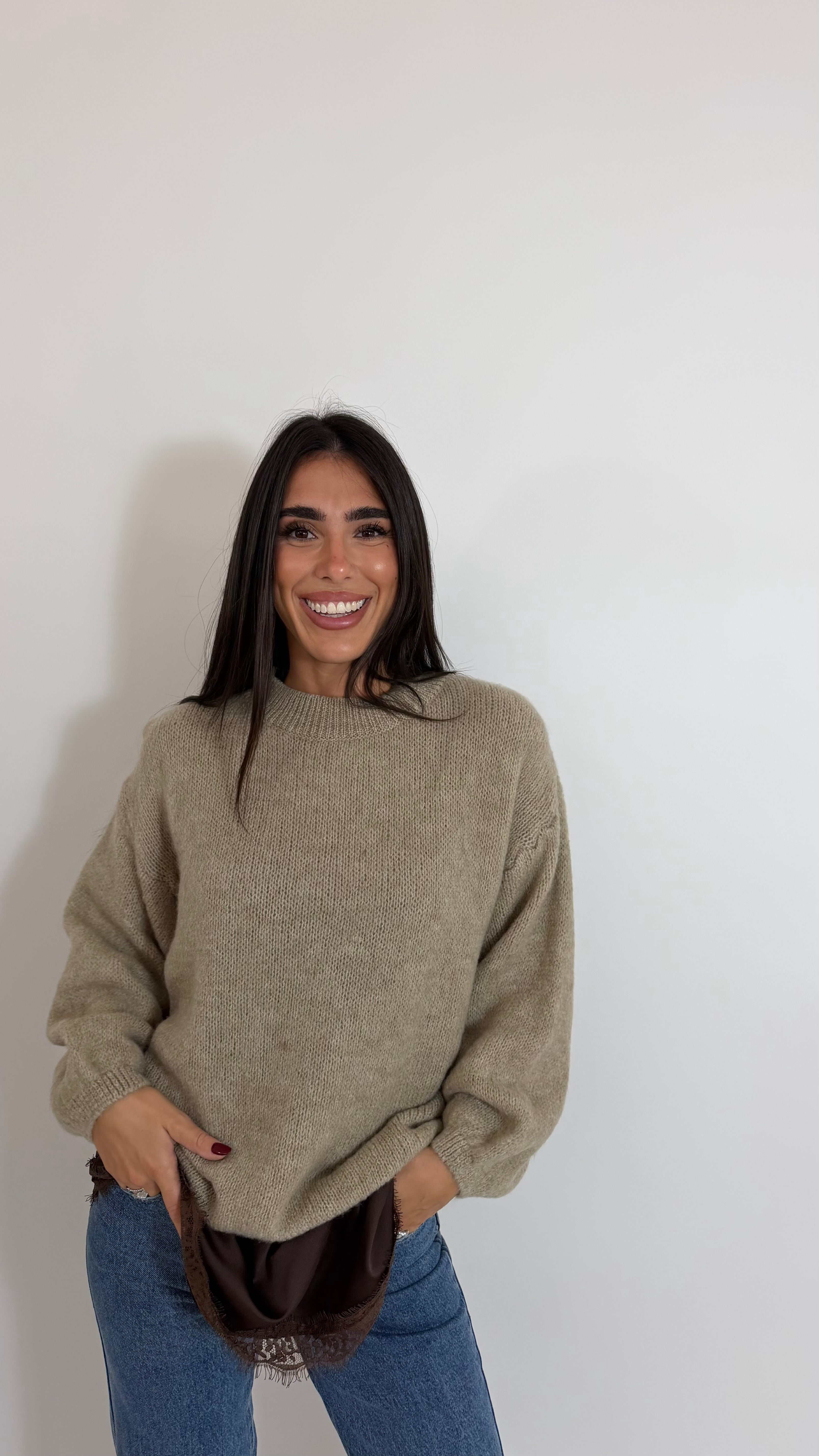 Pull Cozy Over Sabbia