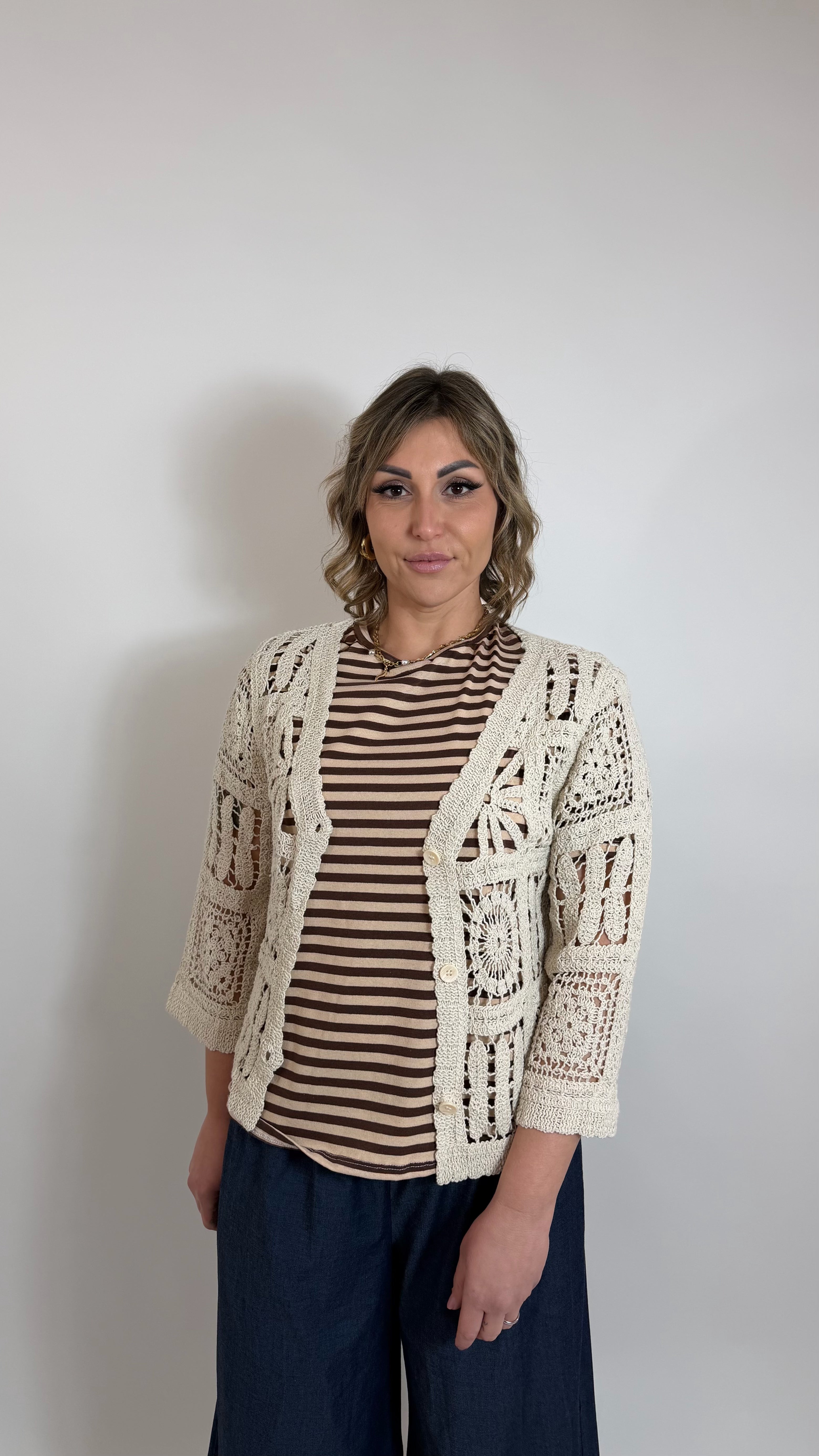 Crochet Love Cardigan Burro