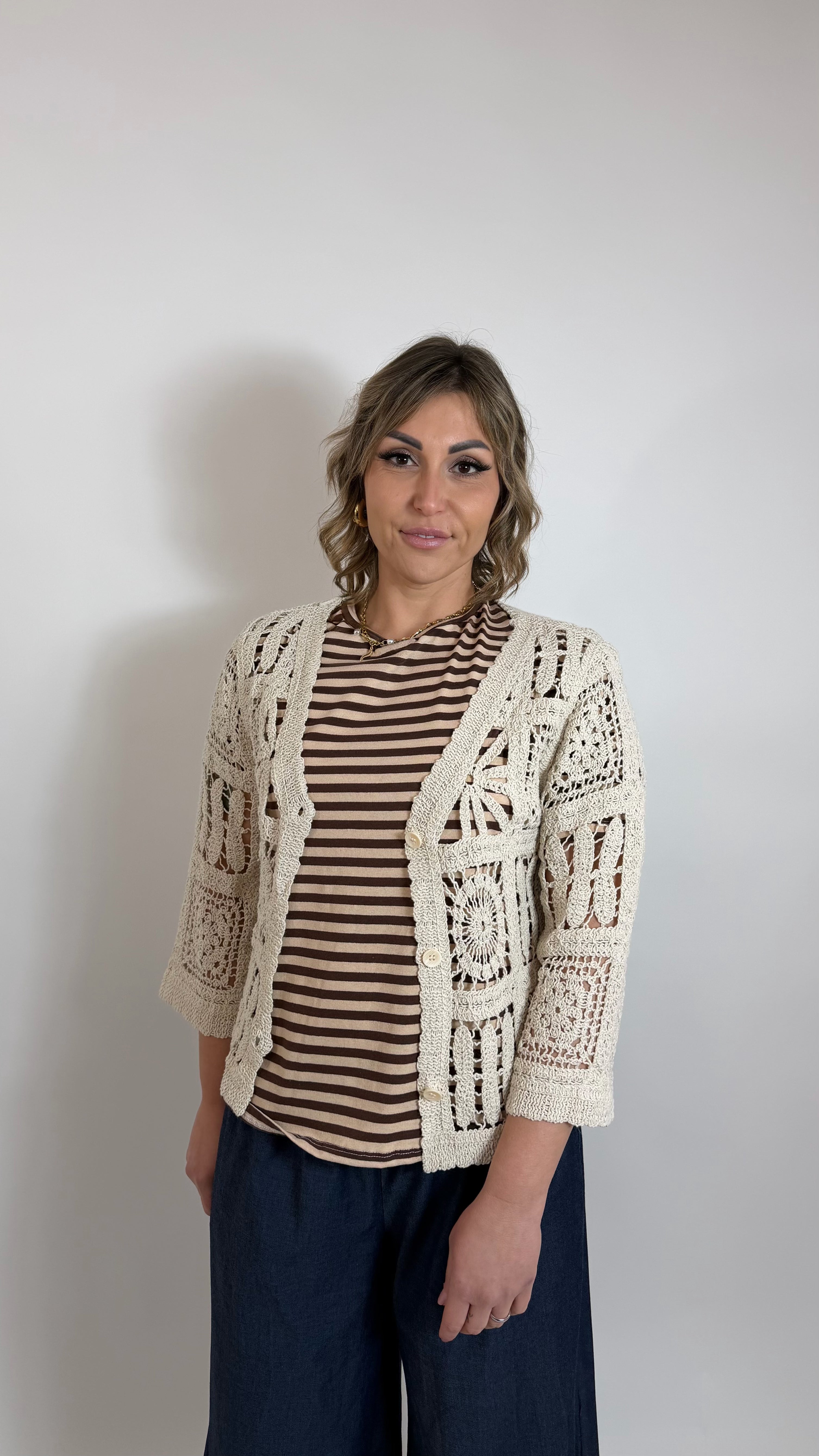 Crochet Love Cardigan Burro