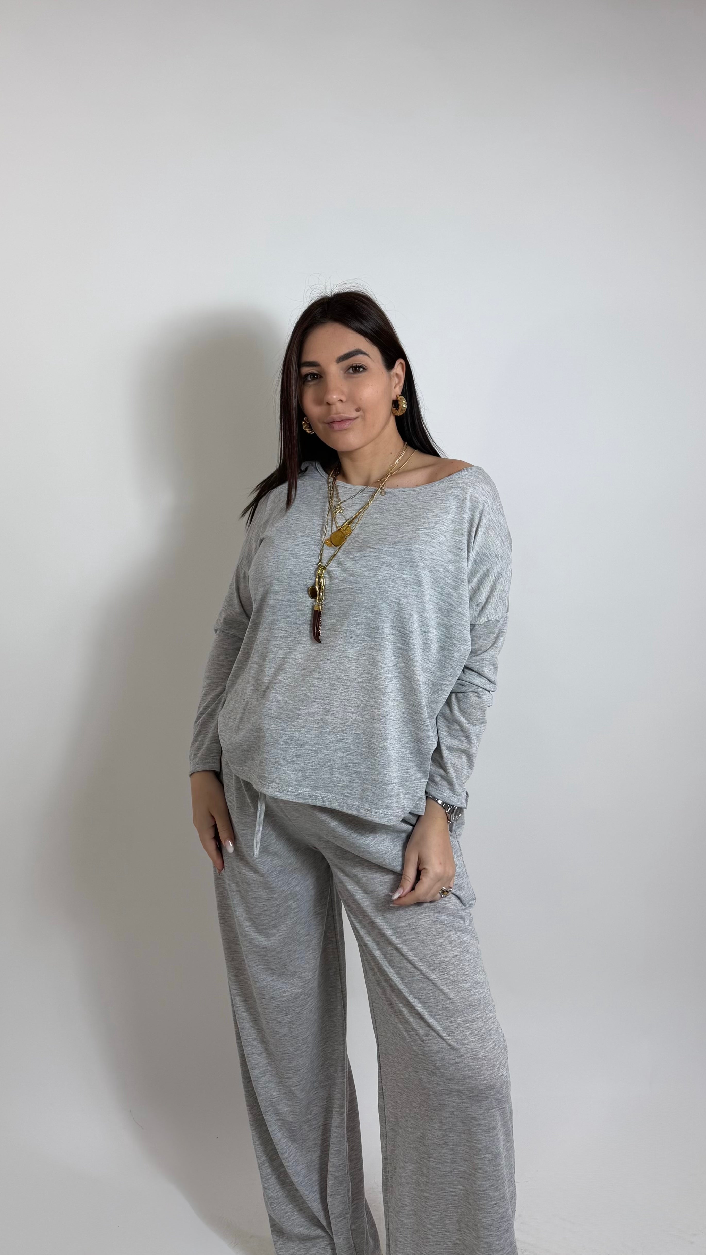 Cozy Cordset Spring Summer Second Skin / Grigio