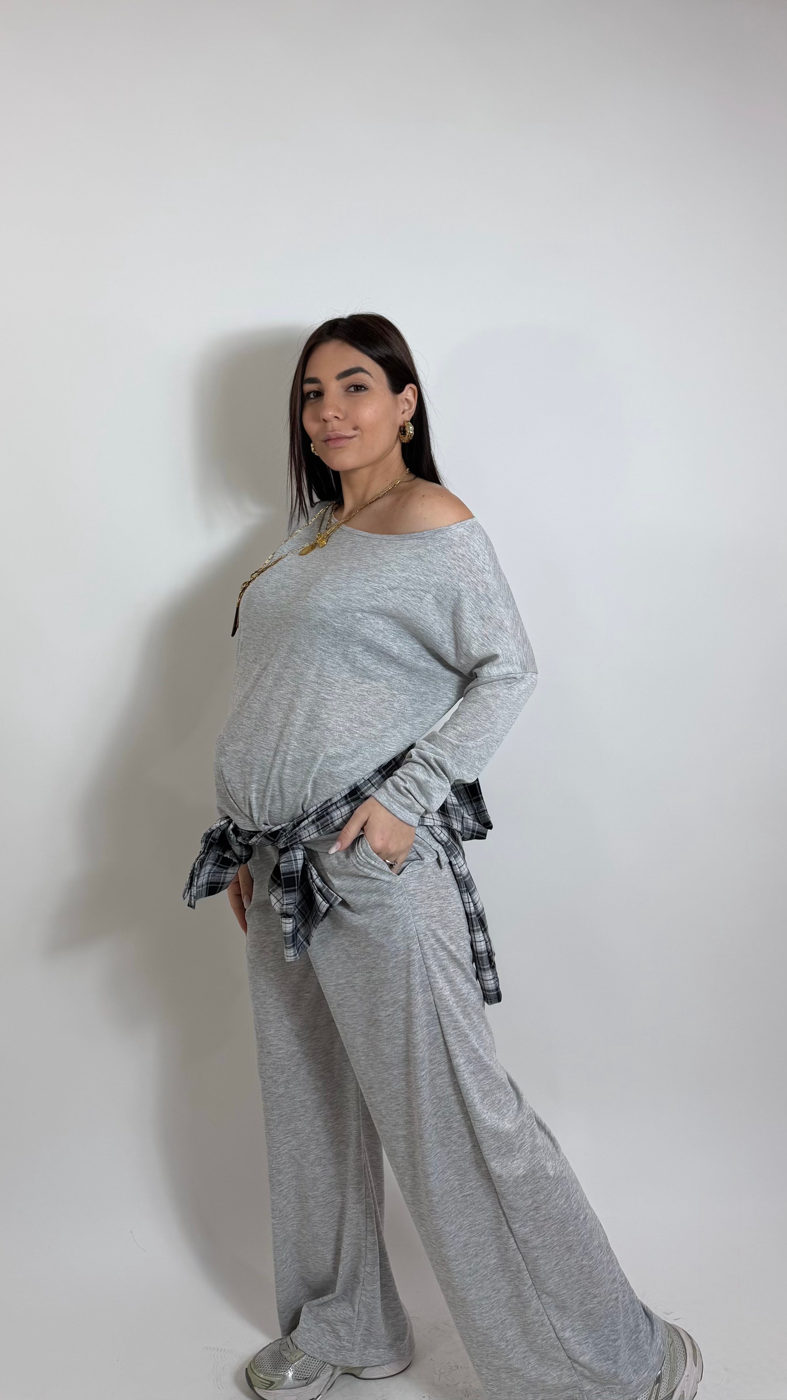 Cozy Cordset Spring Summer Second Skin / Grigio