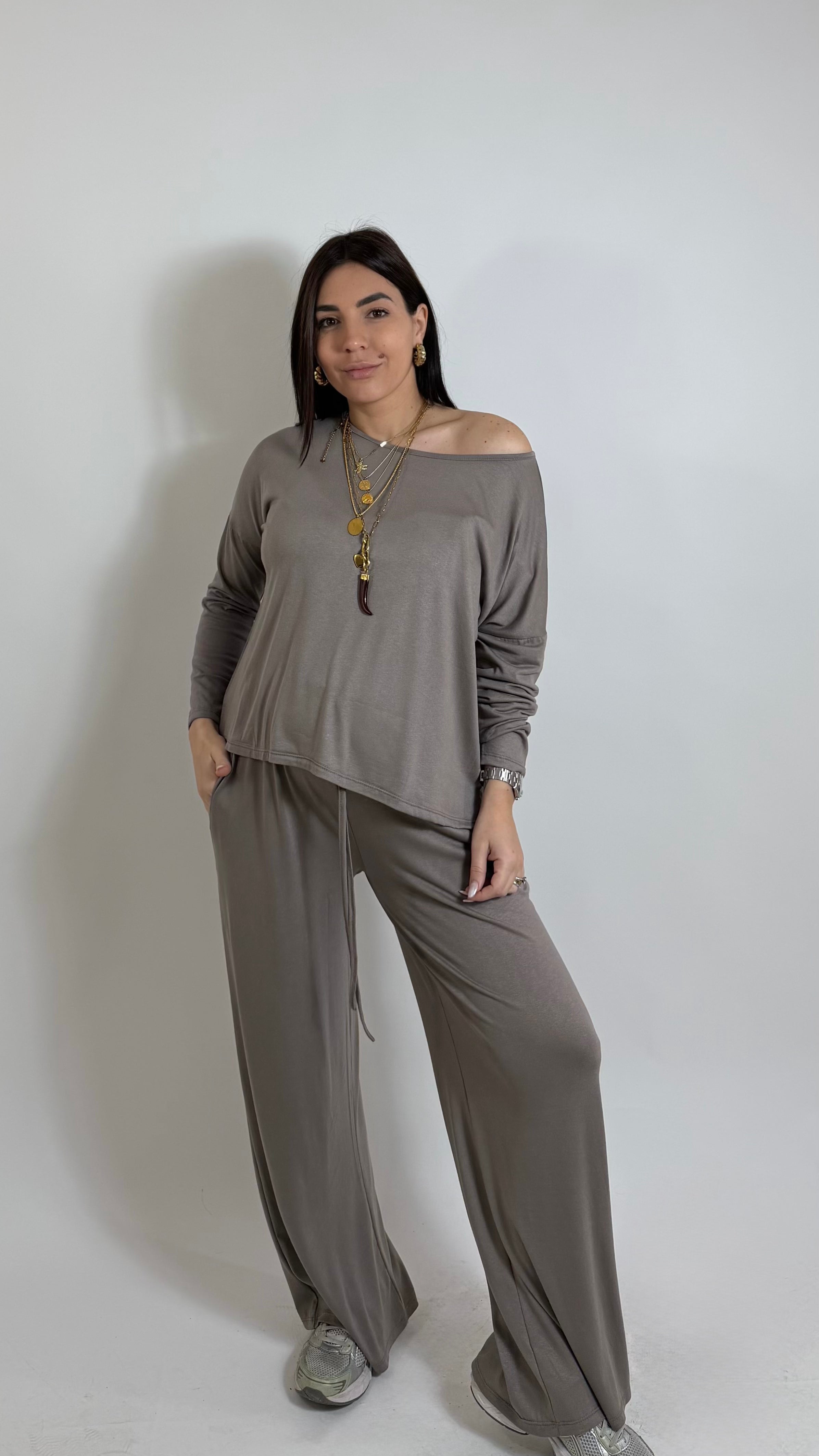 Cozy Cordset Spring Summer Second Skin / Tortora