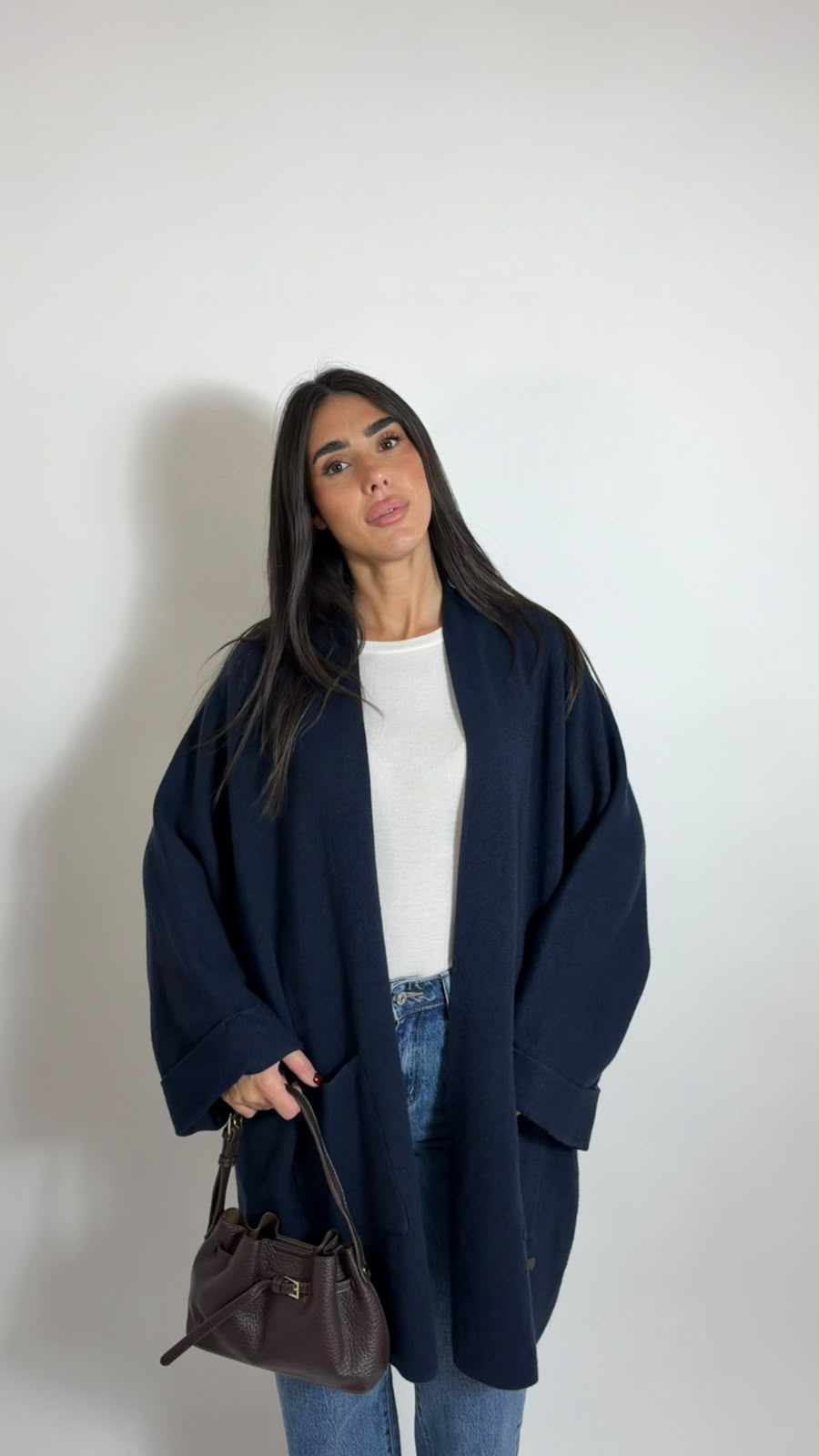 Cardigan Daily Long Blu