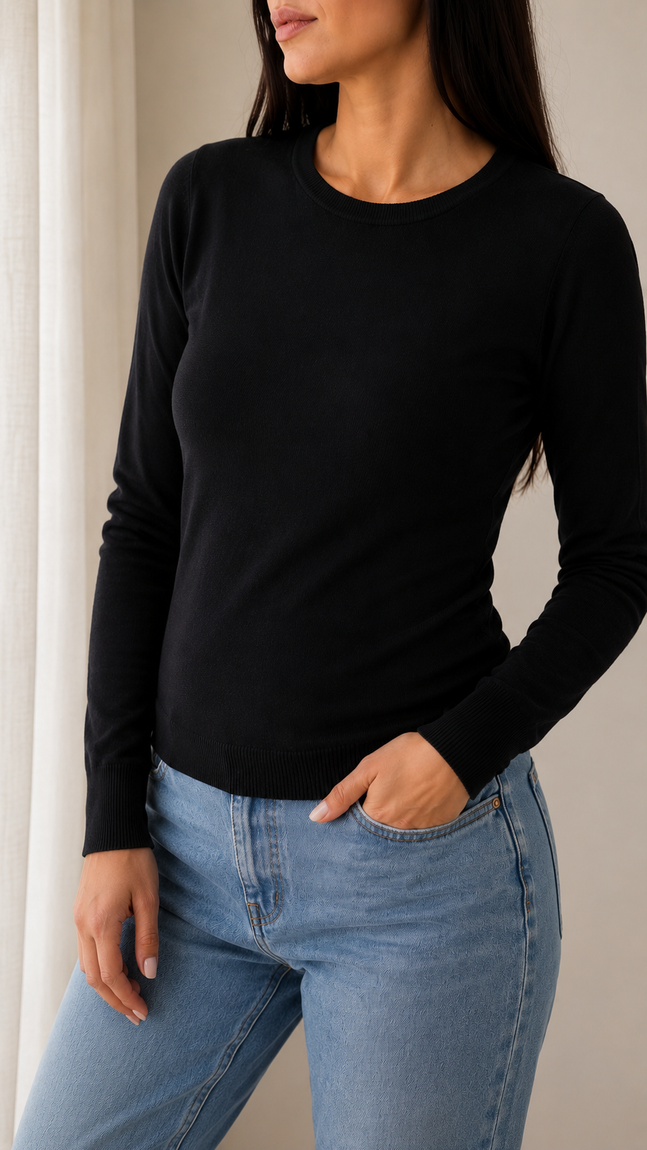 Pull Be You Girocollo Nero