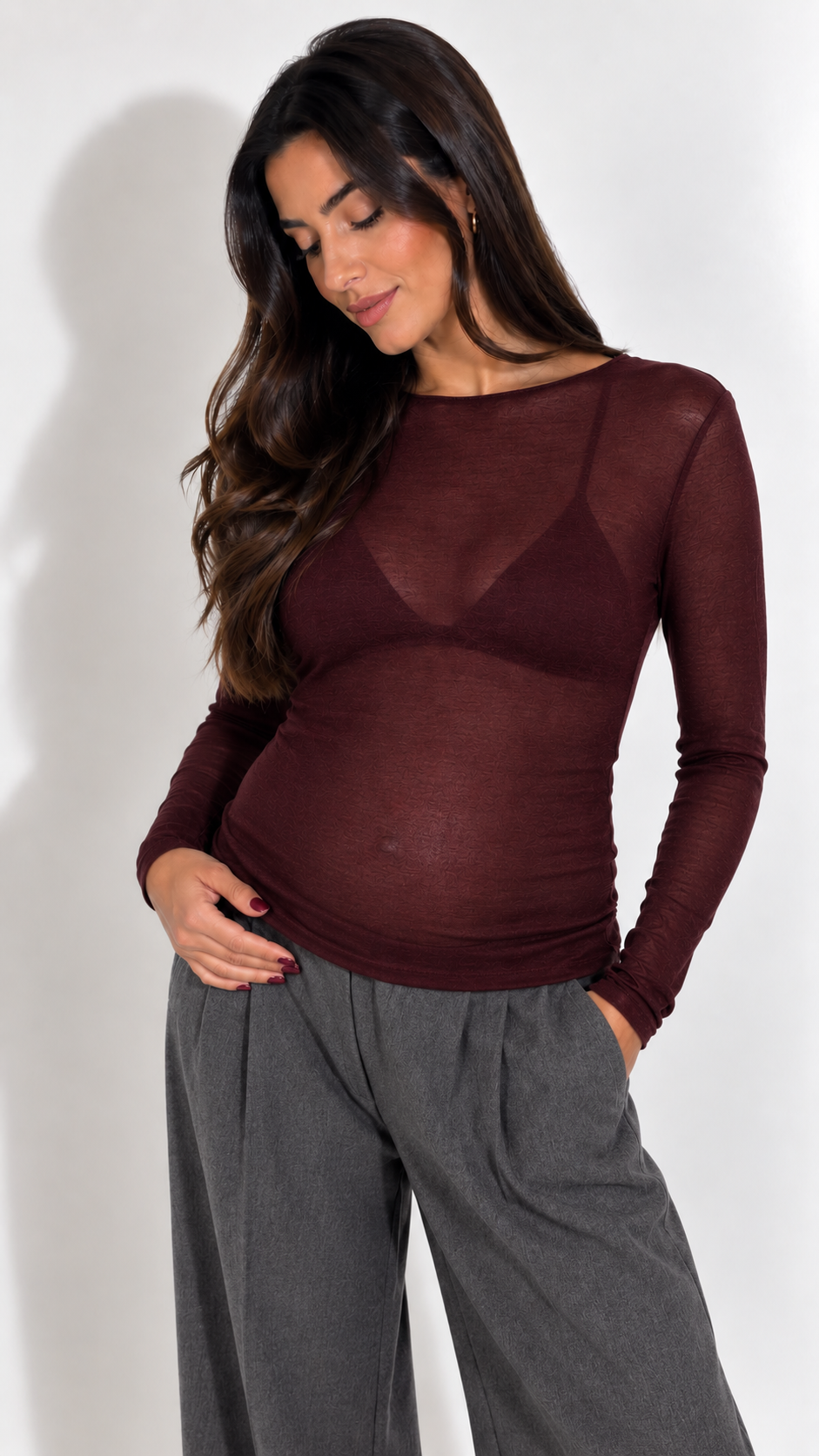 Cashmerina Burgundy