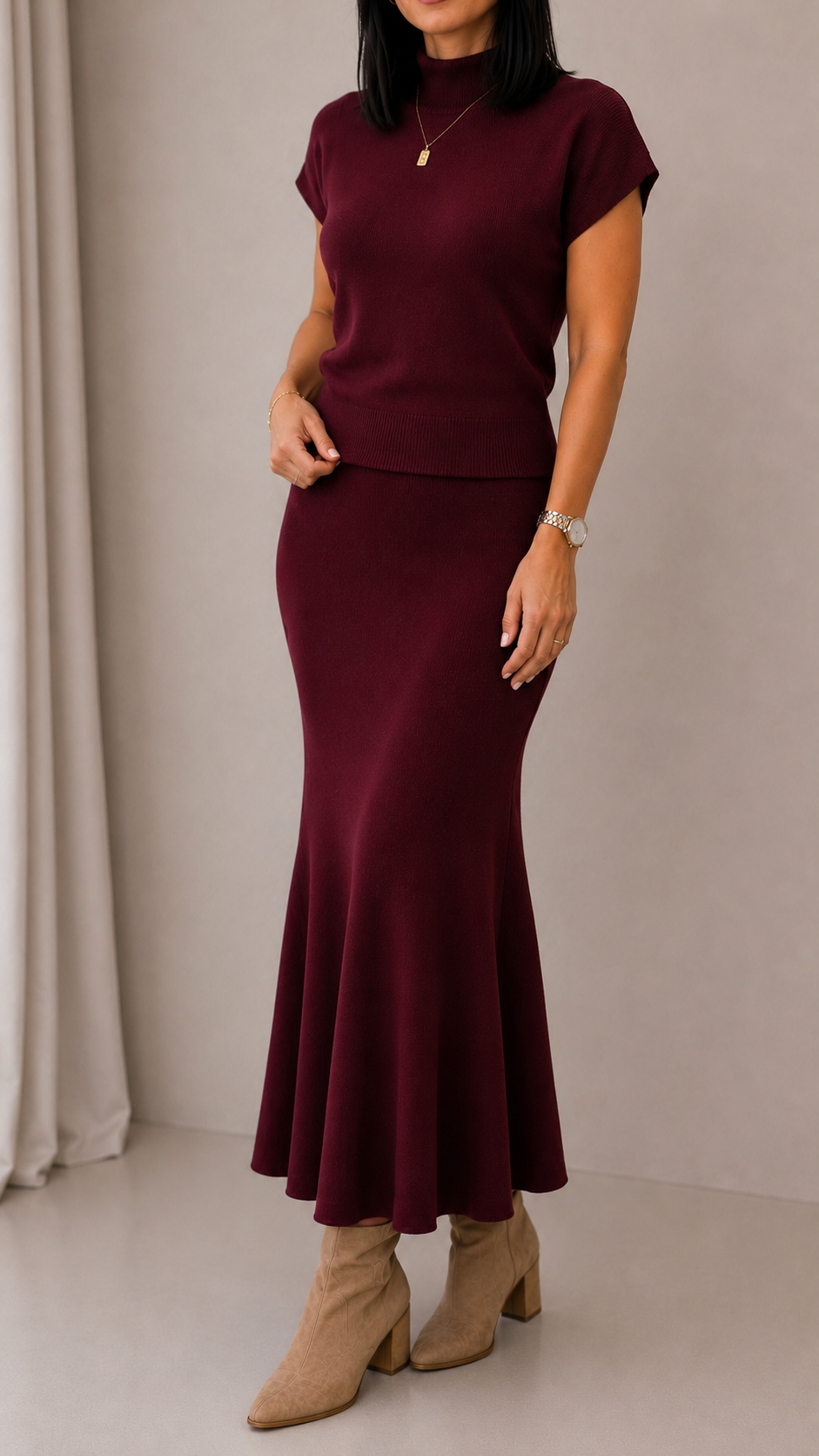 Set Longuette e Dolcevita Burgundy