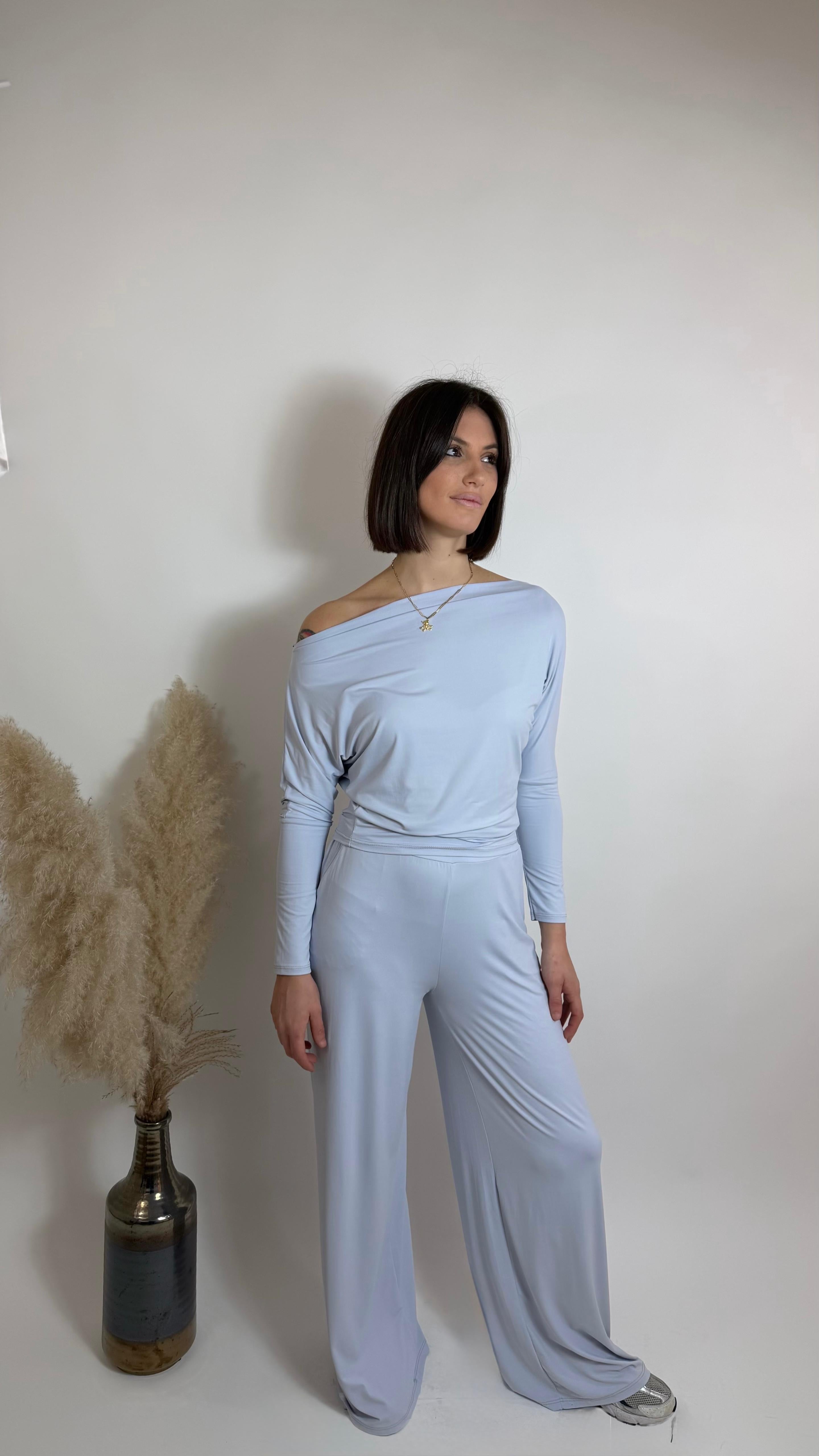 Pantalone Yoga Second Skin / Ghiaccio