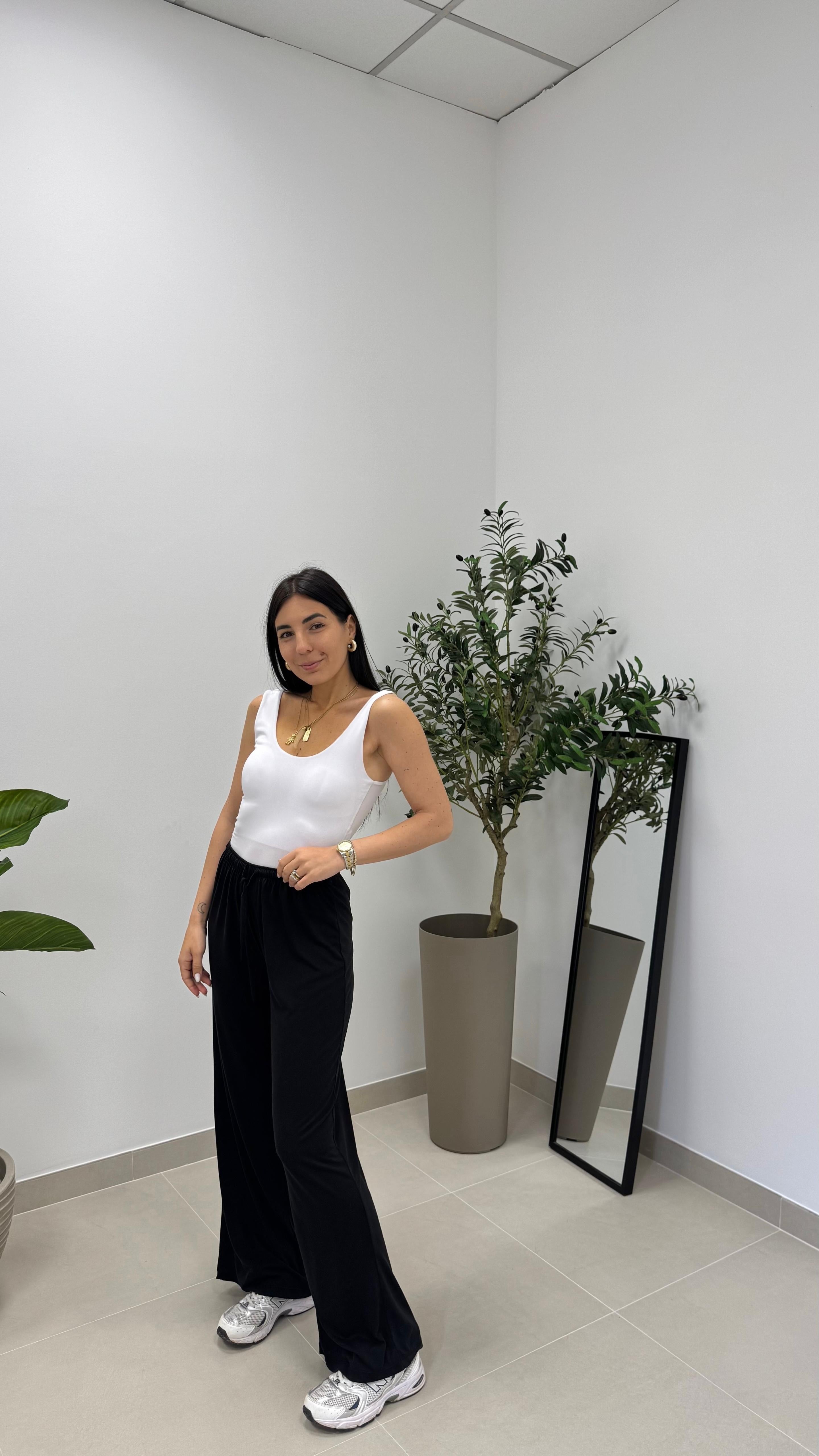 Panta Tuta con Culisse Nero