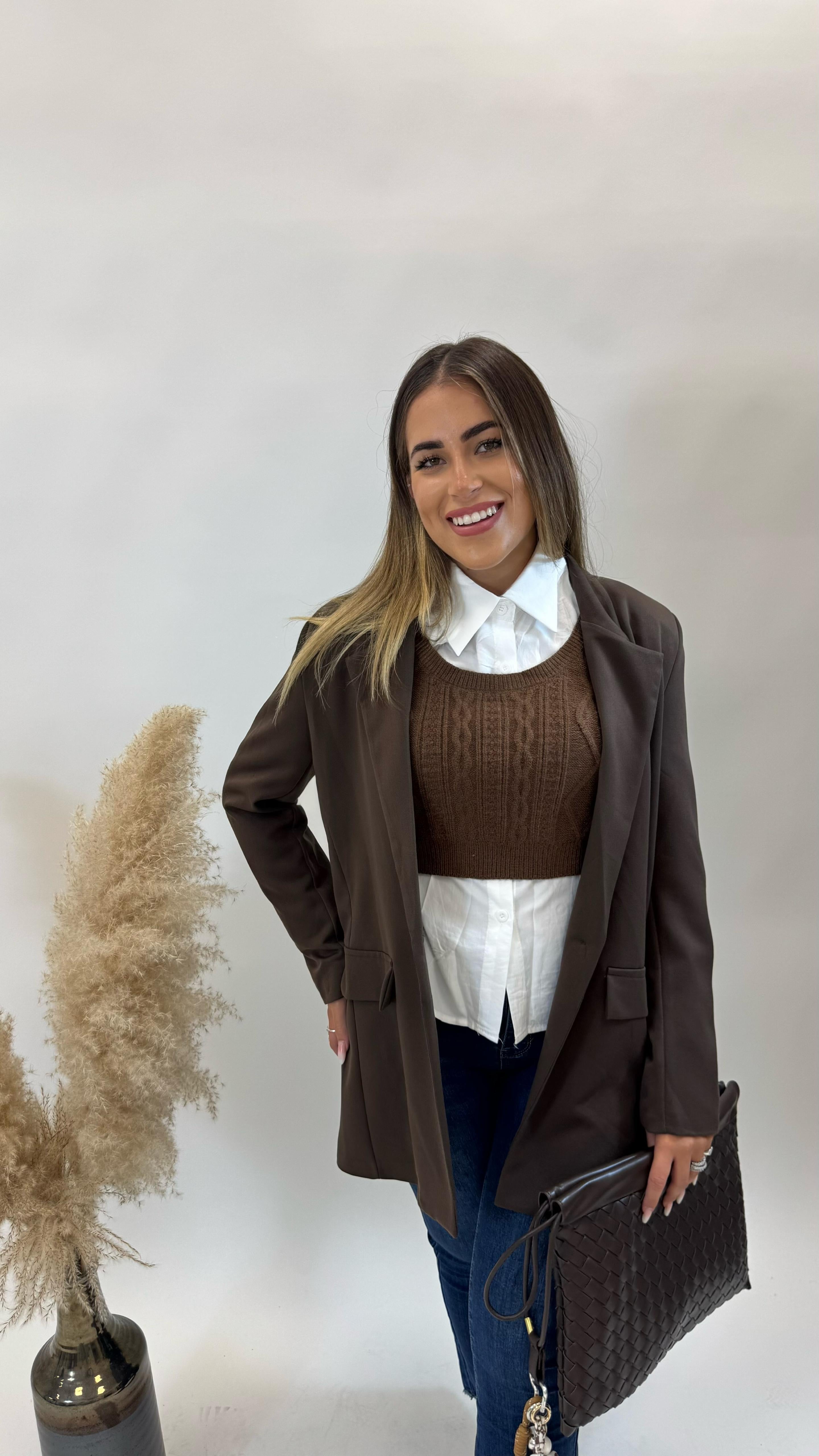 Giacca Oversize Choco
