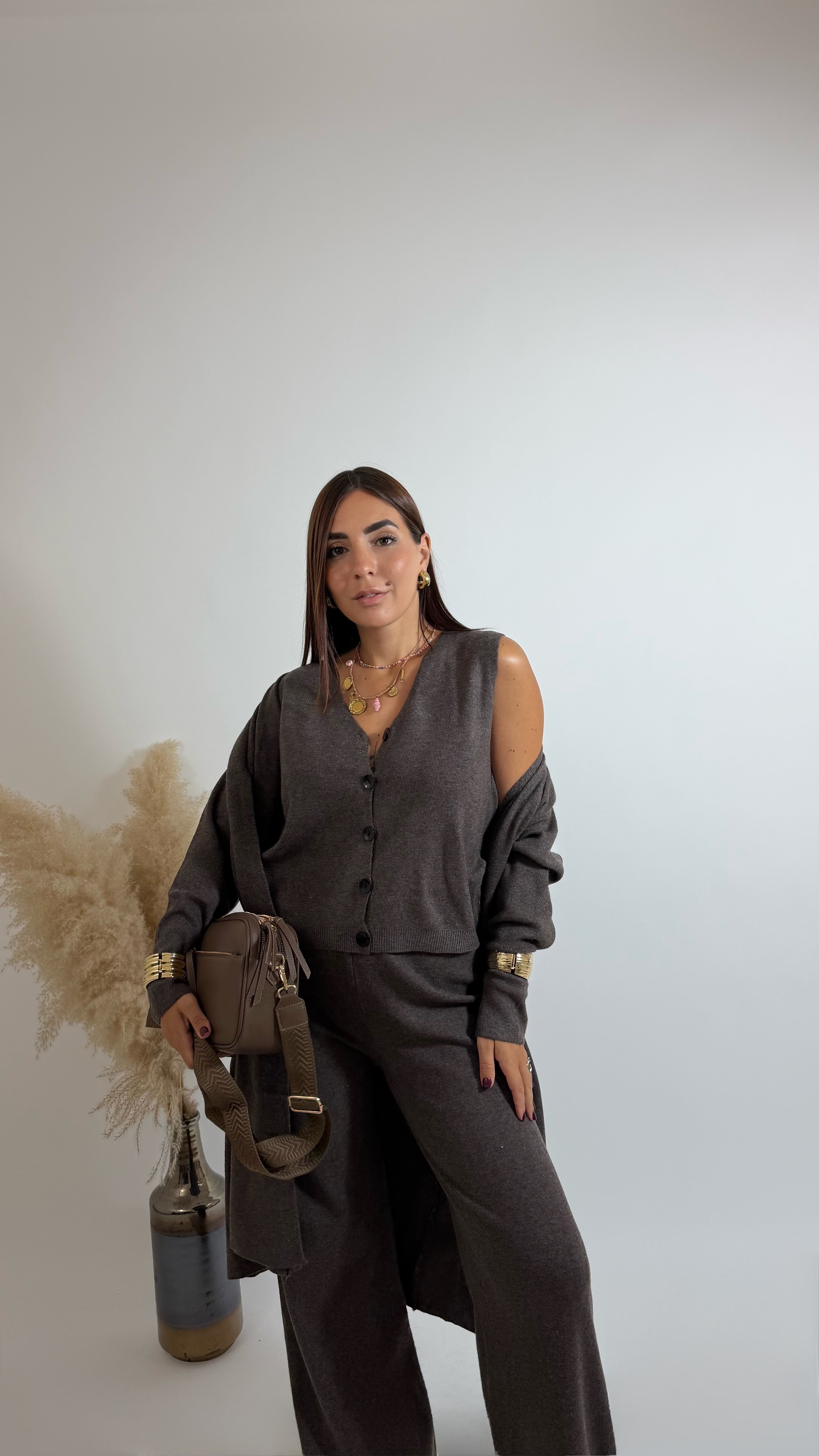 Set 3 Pezzi Cozy Chic Tortora