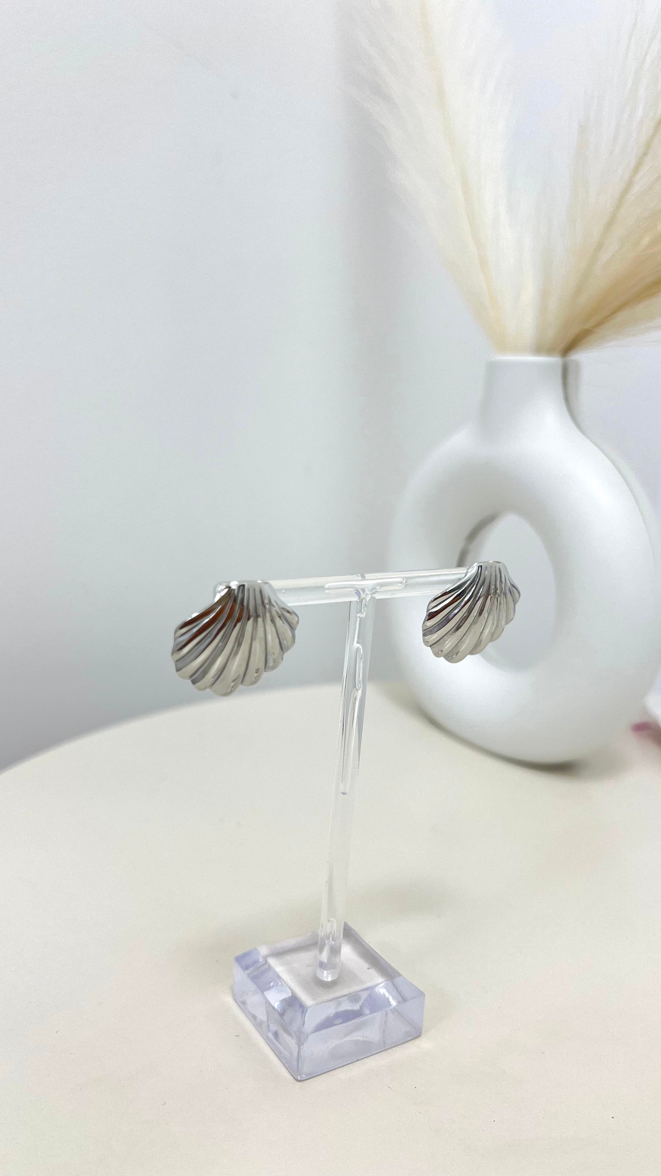 Orecchini Conchiglia Silver