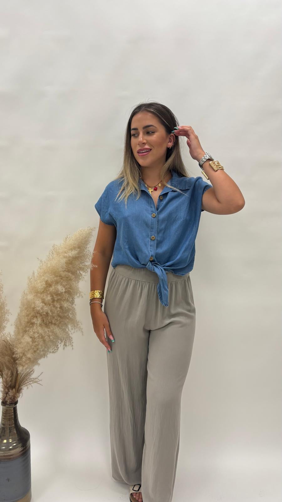 Pantalone Soft Taupe