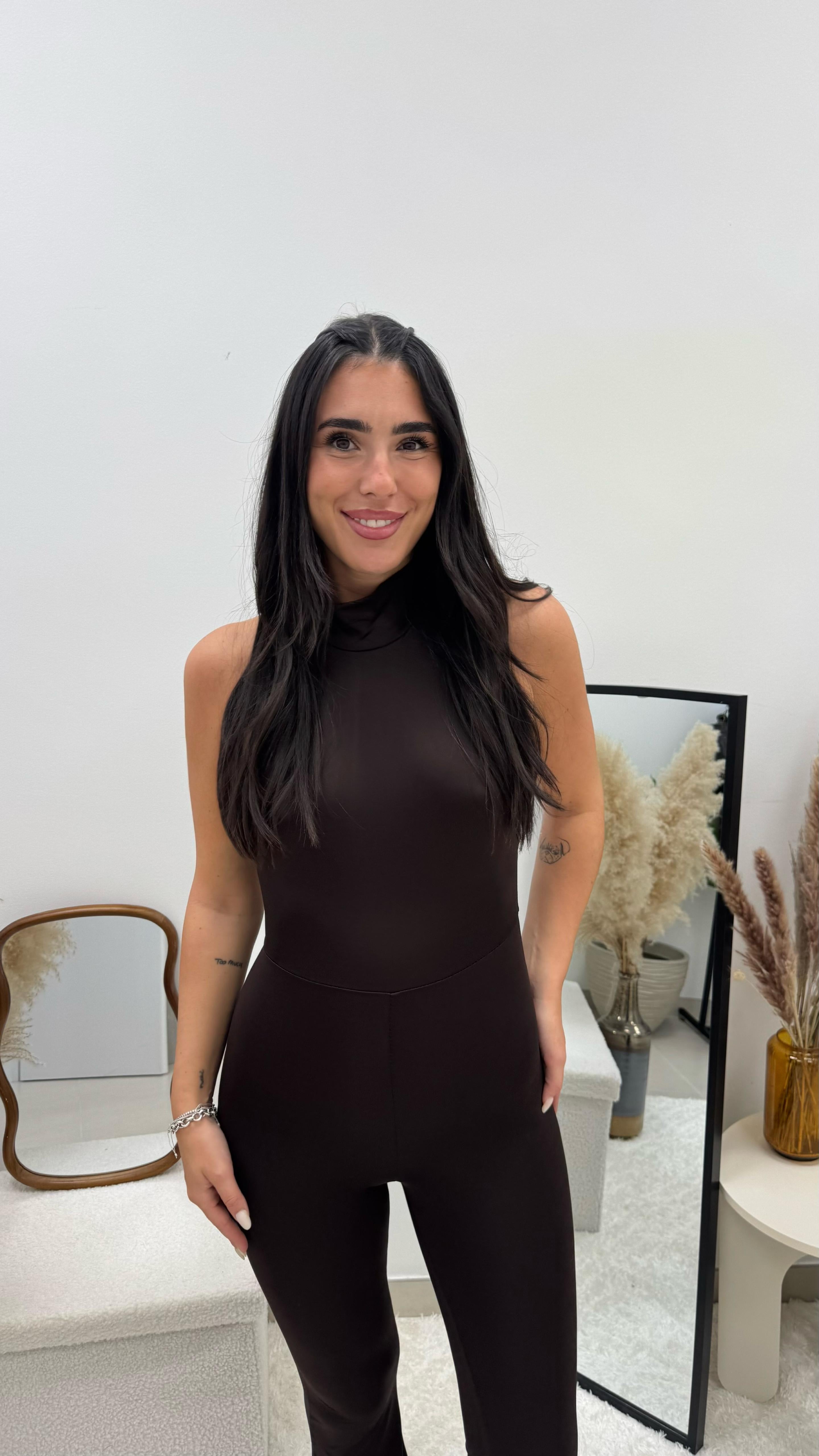 Tuta Elegance Lycra Stretch Choco