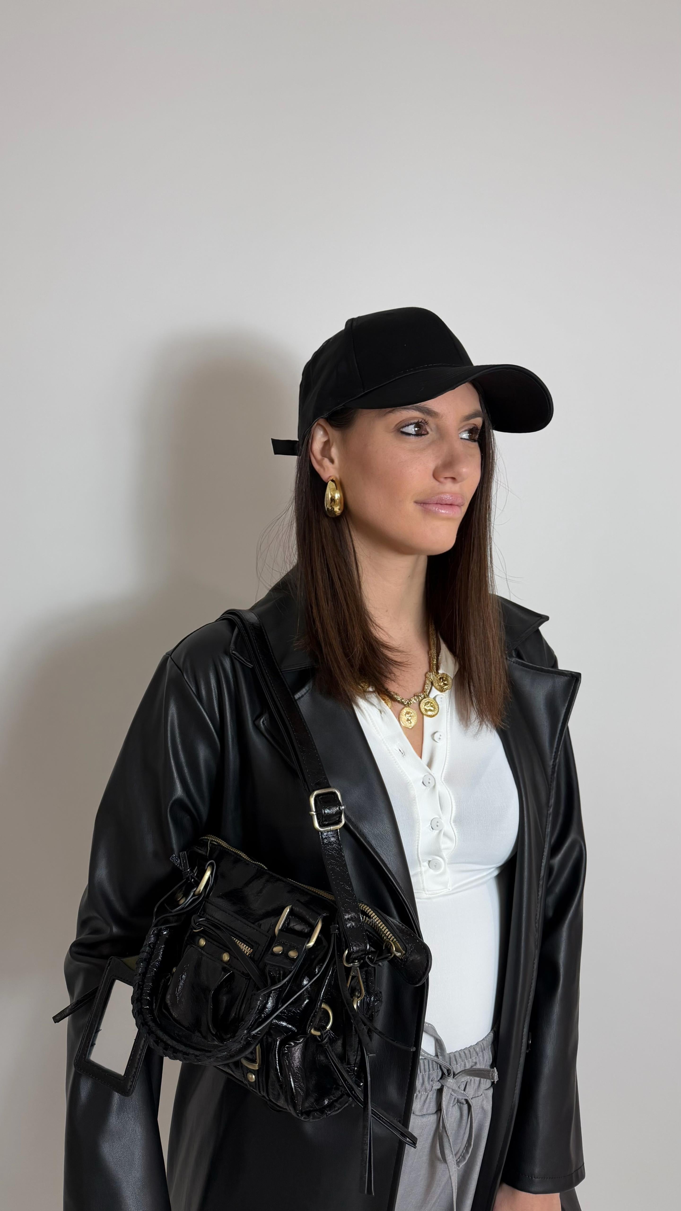 Mini Citybag inspo B. Vernice Nera