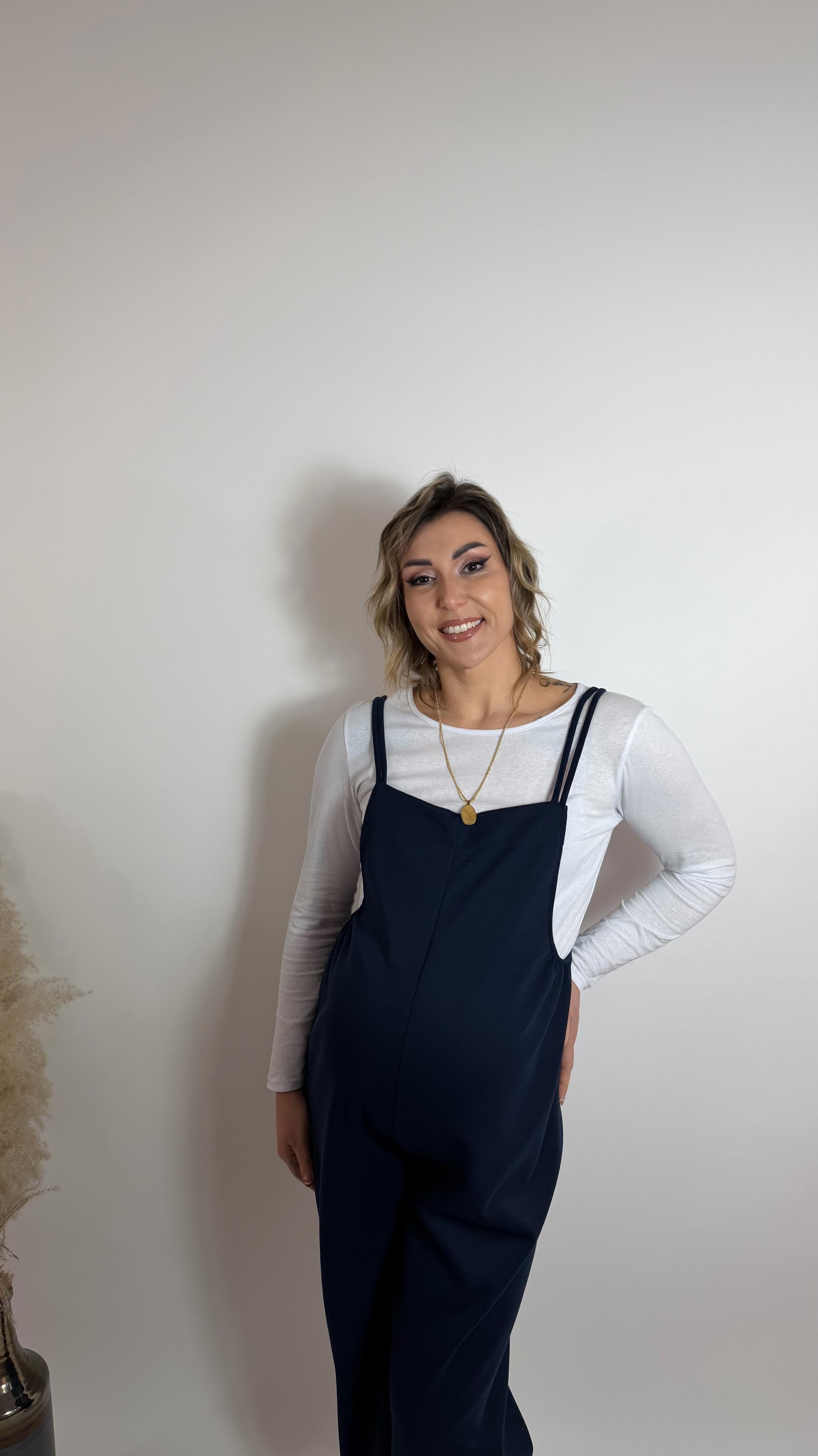 Salopette Comfy-Urban Blu Notte