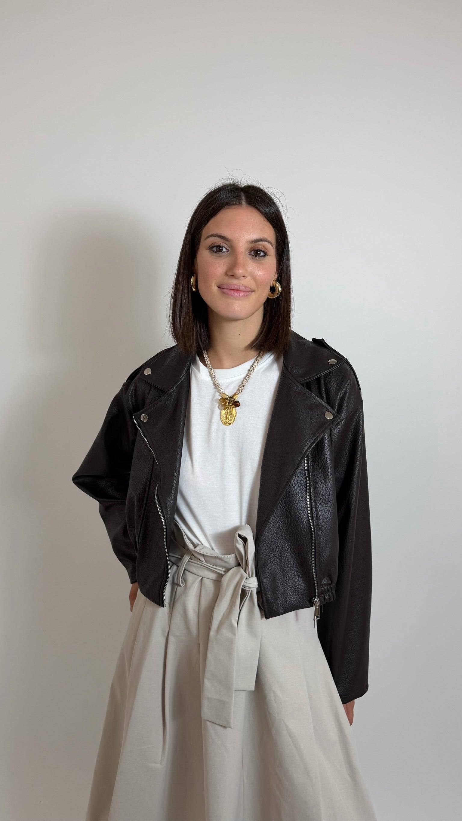 Gonna Pantalone Couture Burro