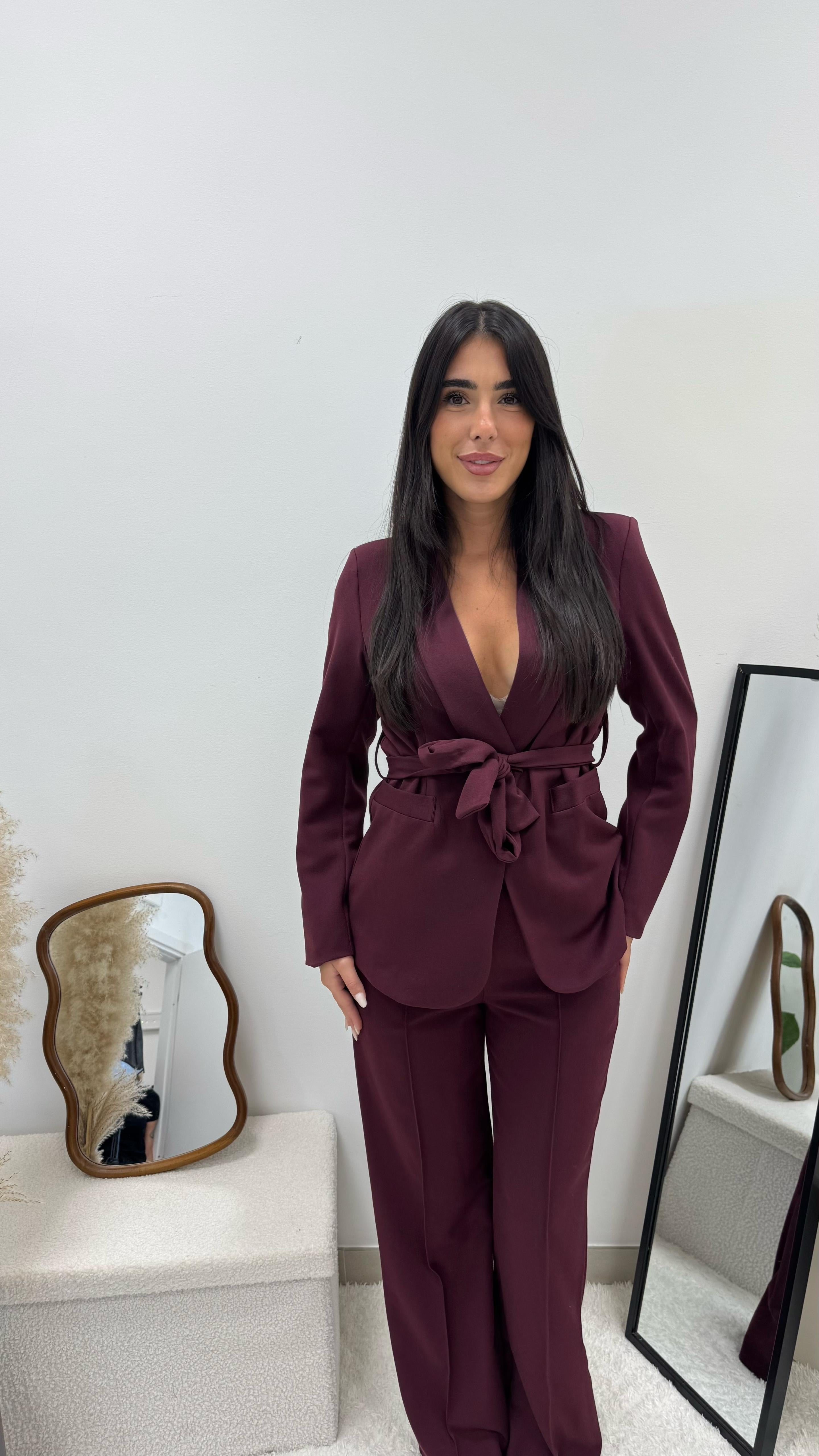 Tailleur Mon Amour Burgundy