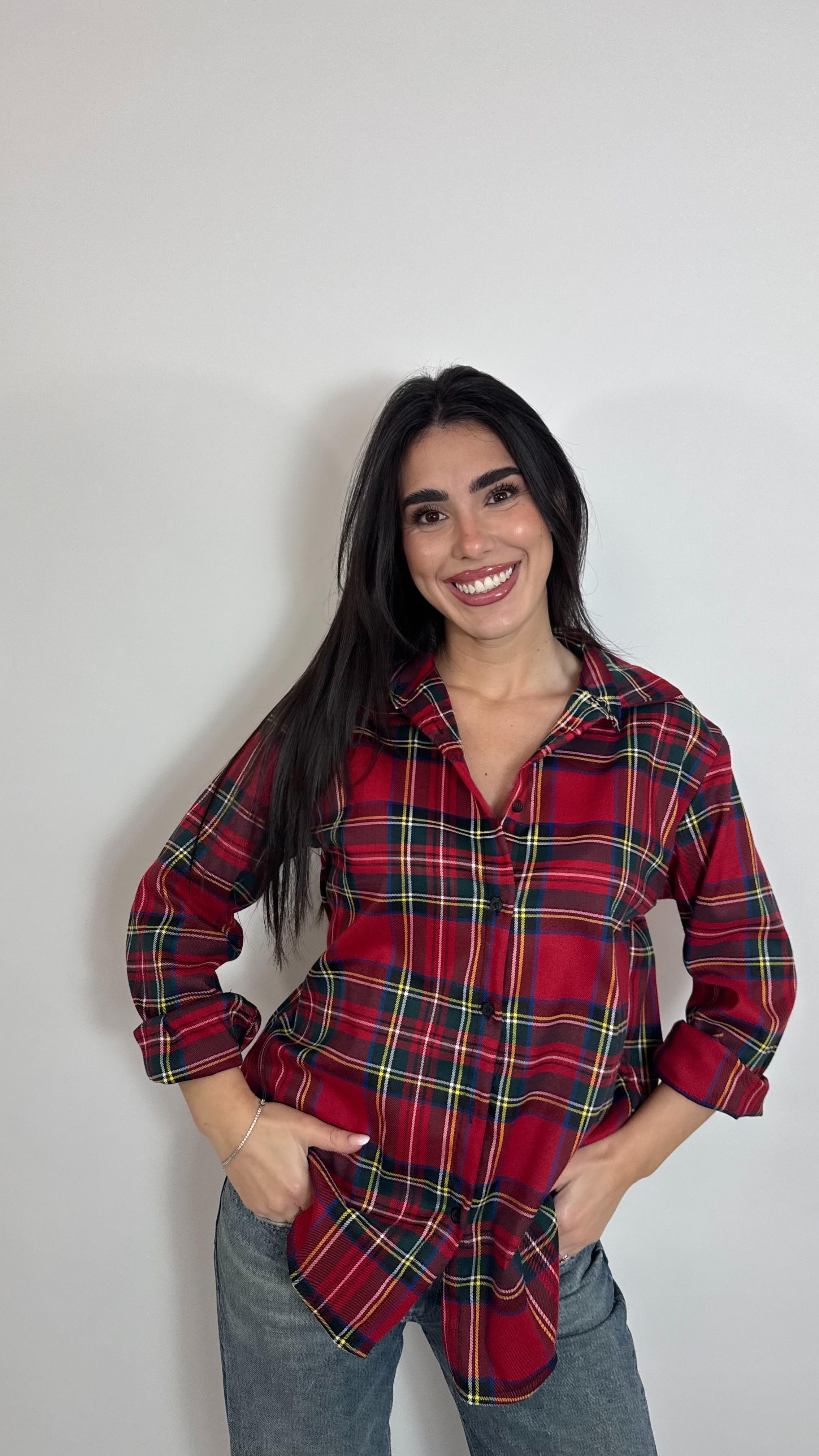 🎄Camicia Tartan Rossa