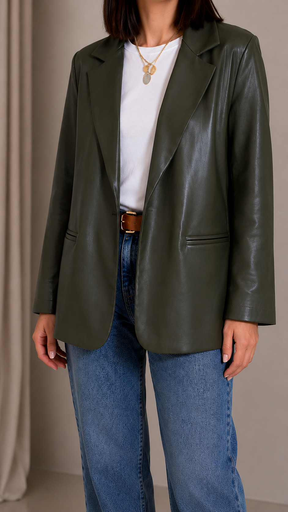Blazer Ecopelle Verde Utility