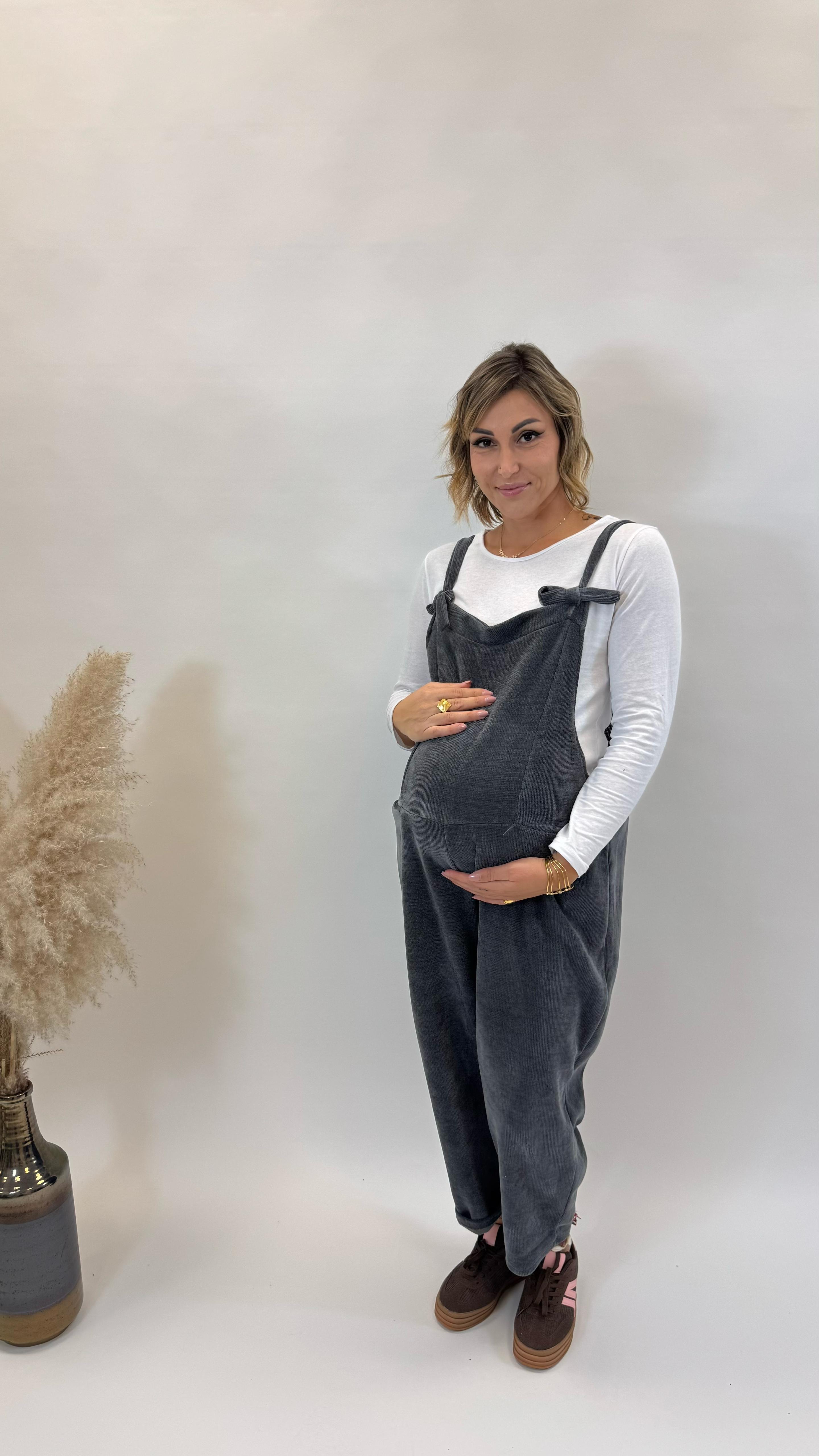 Salopette Balloon Grigio Antracite