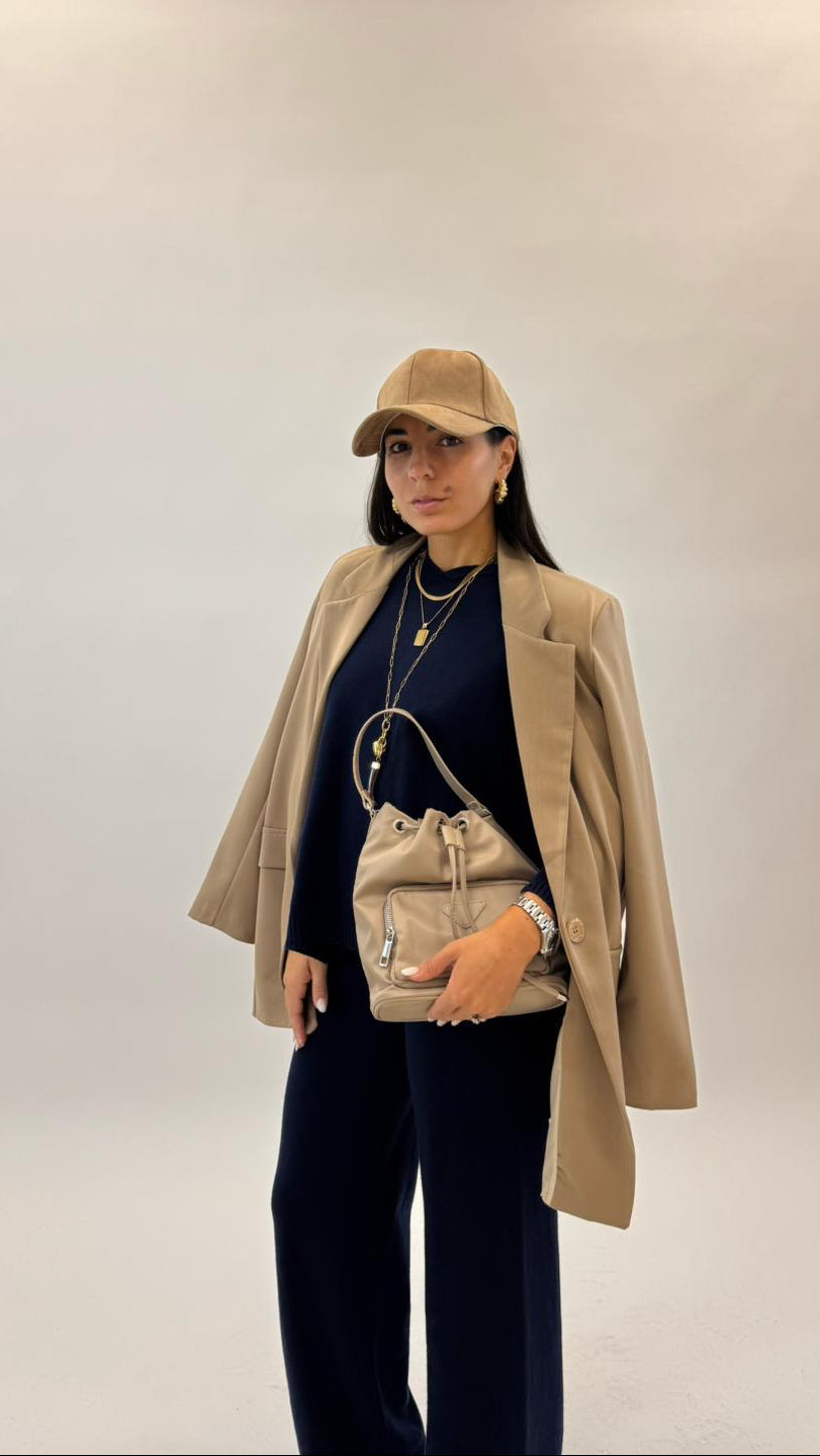 Sporty Set Maglina Morbida Blu Notte