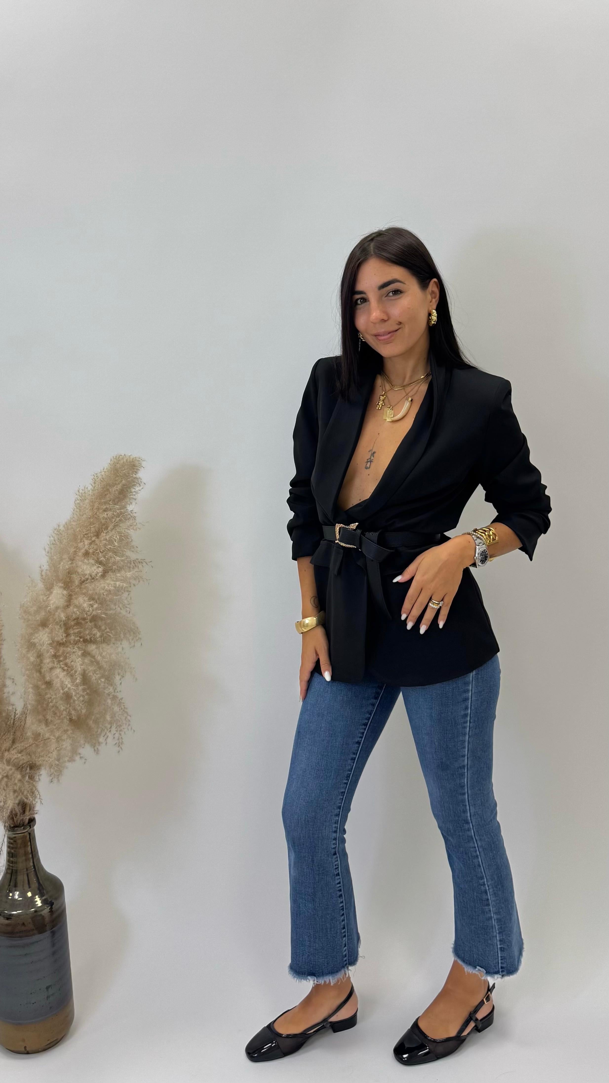 Slingback Inspo C. Vernice Nera