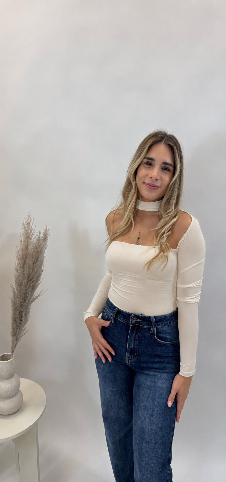 Body Scollo Chocker Burro