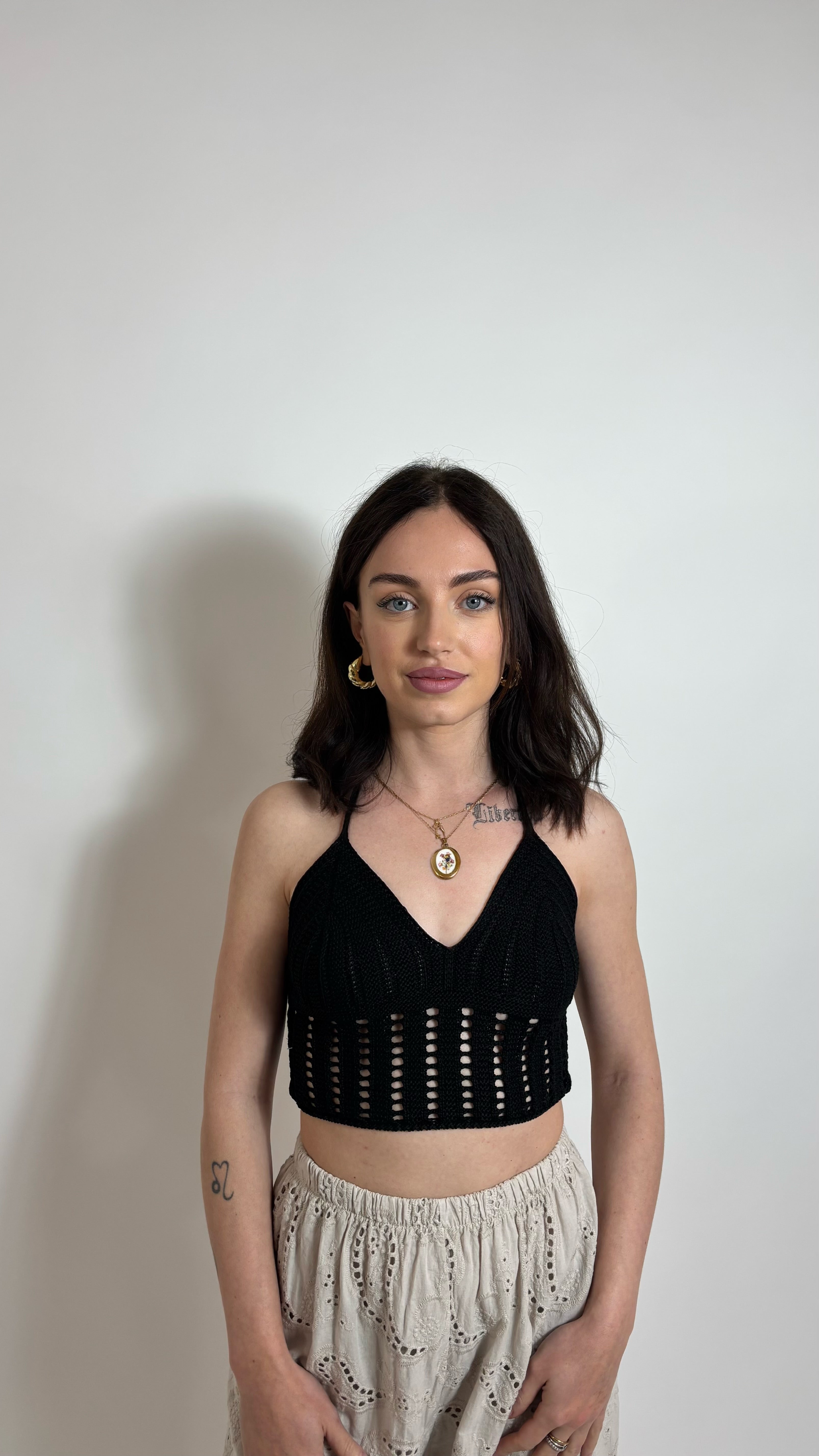 Top Crochet Amalfi Nero