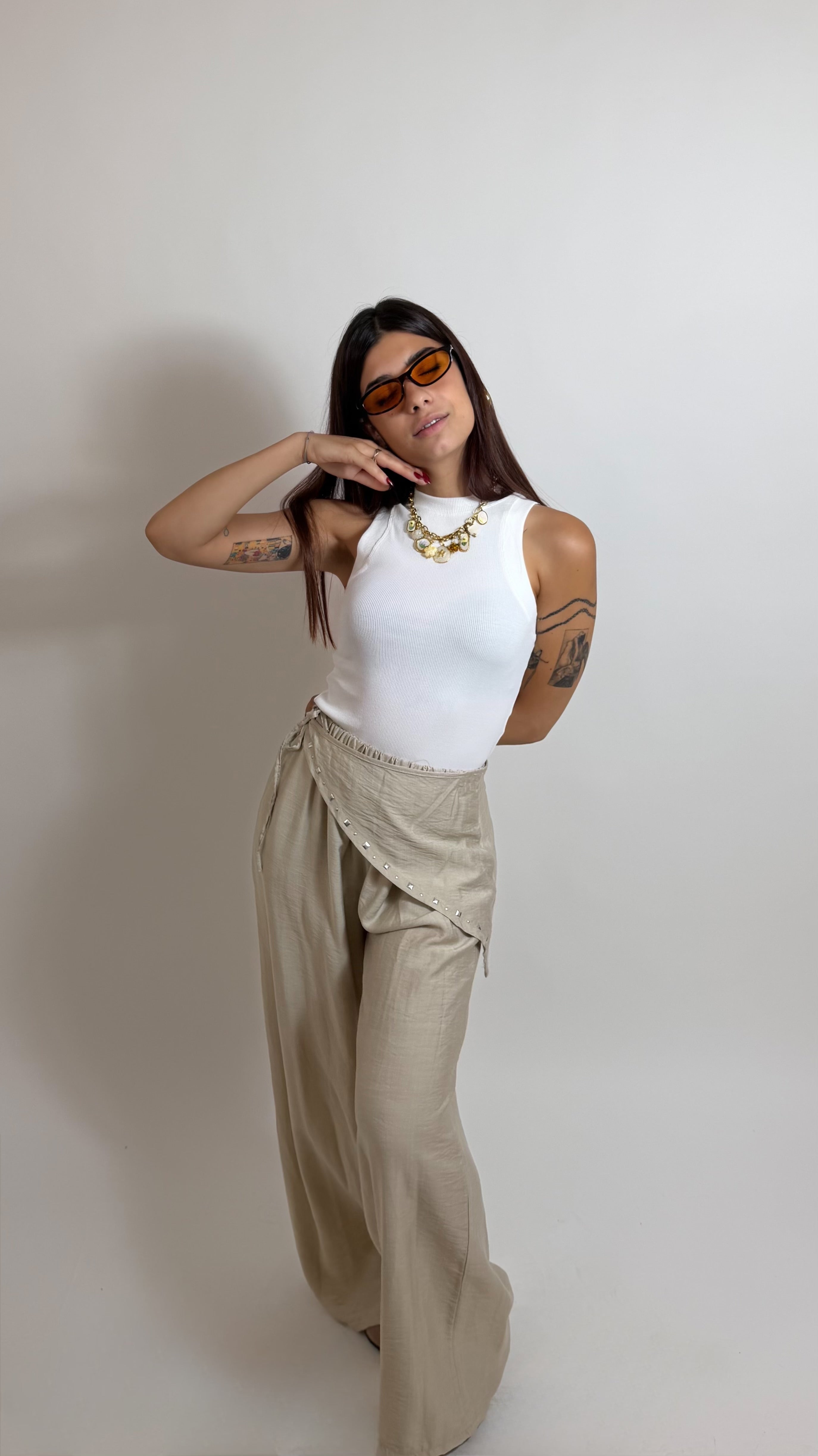 Pantalone Bandana Burro
