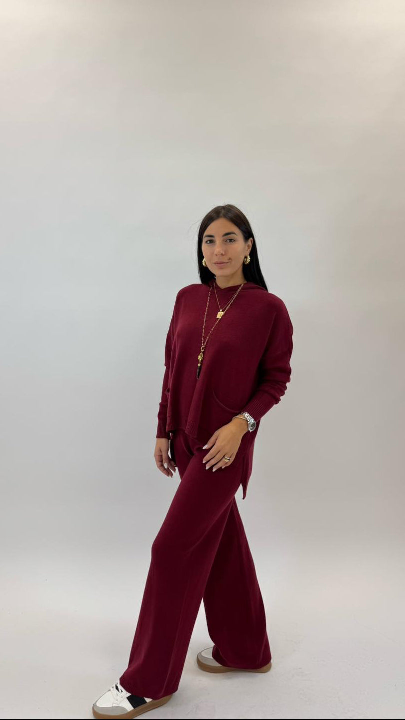 Sporty Set Maglina Morbida Rosso India