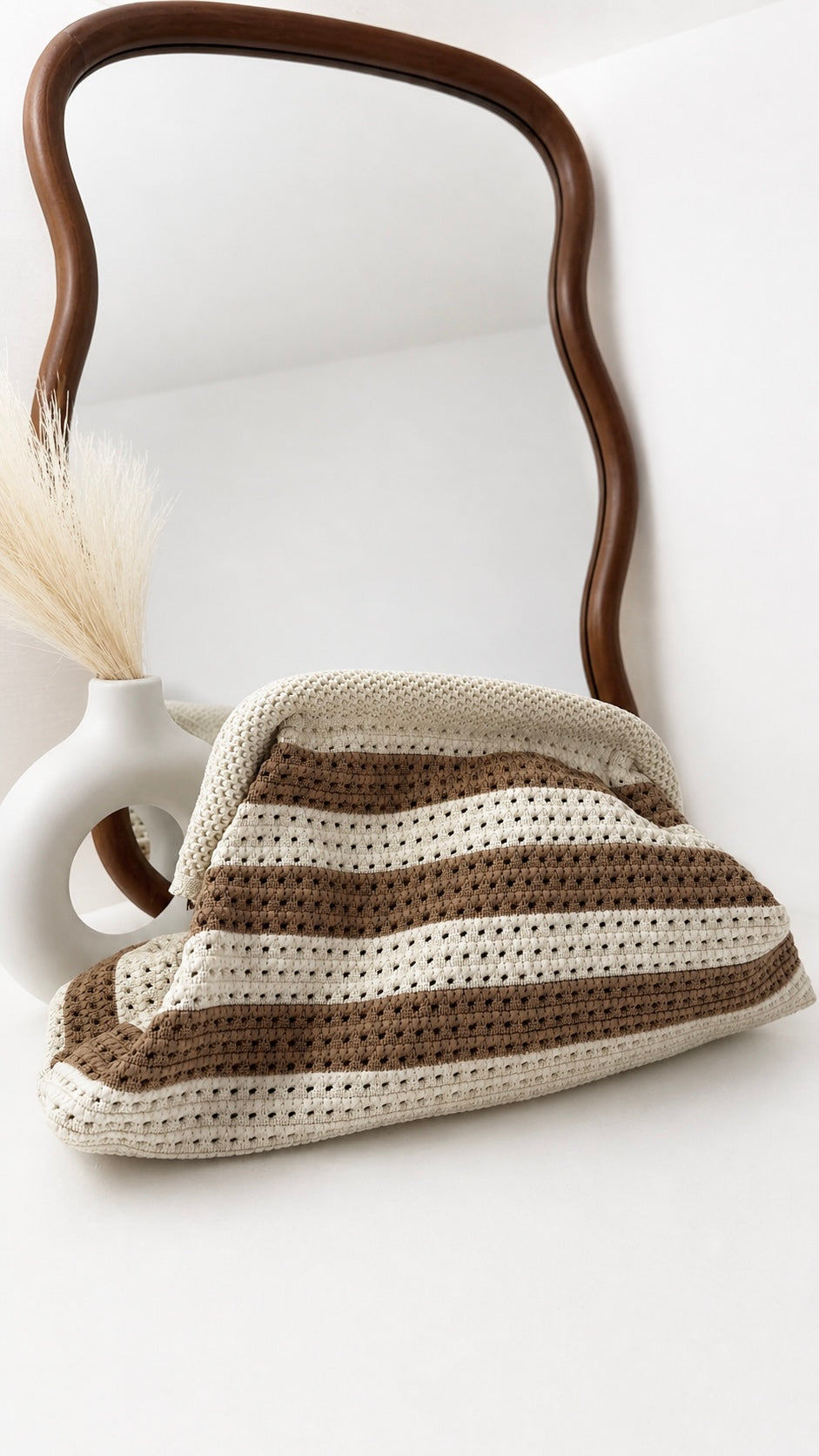 Clutch Bag Crochet Wave