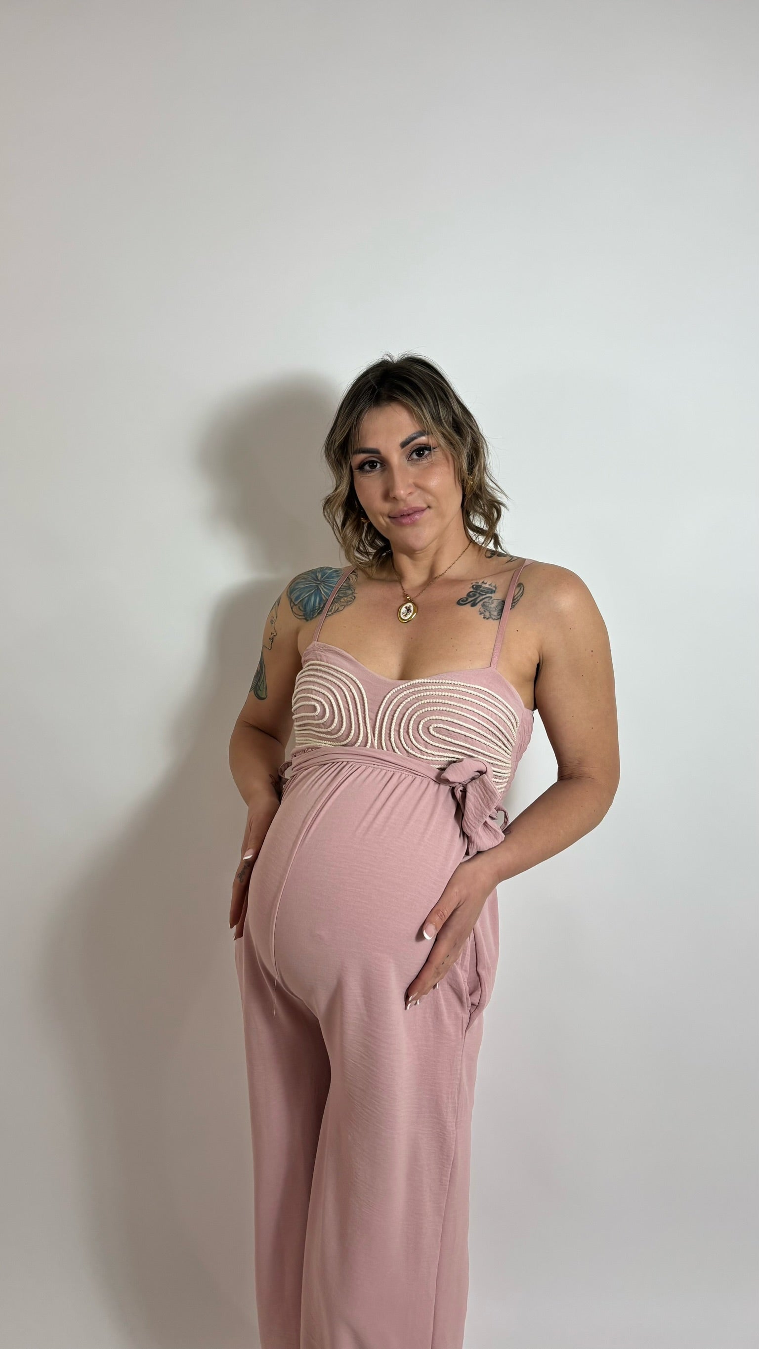 Tuta Graphic Wave Rosa
