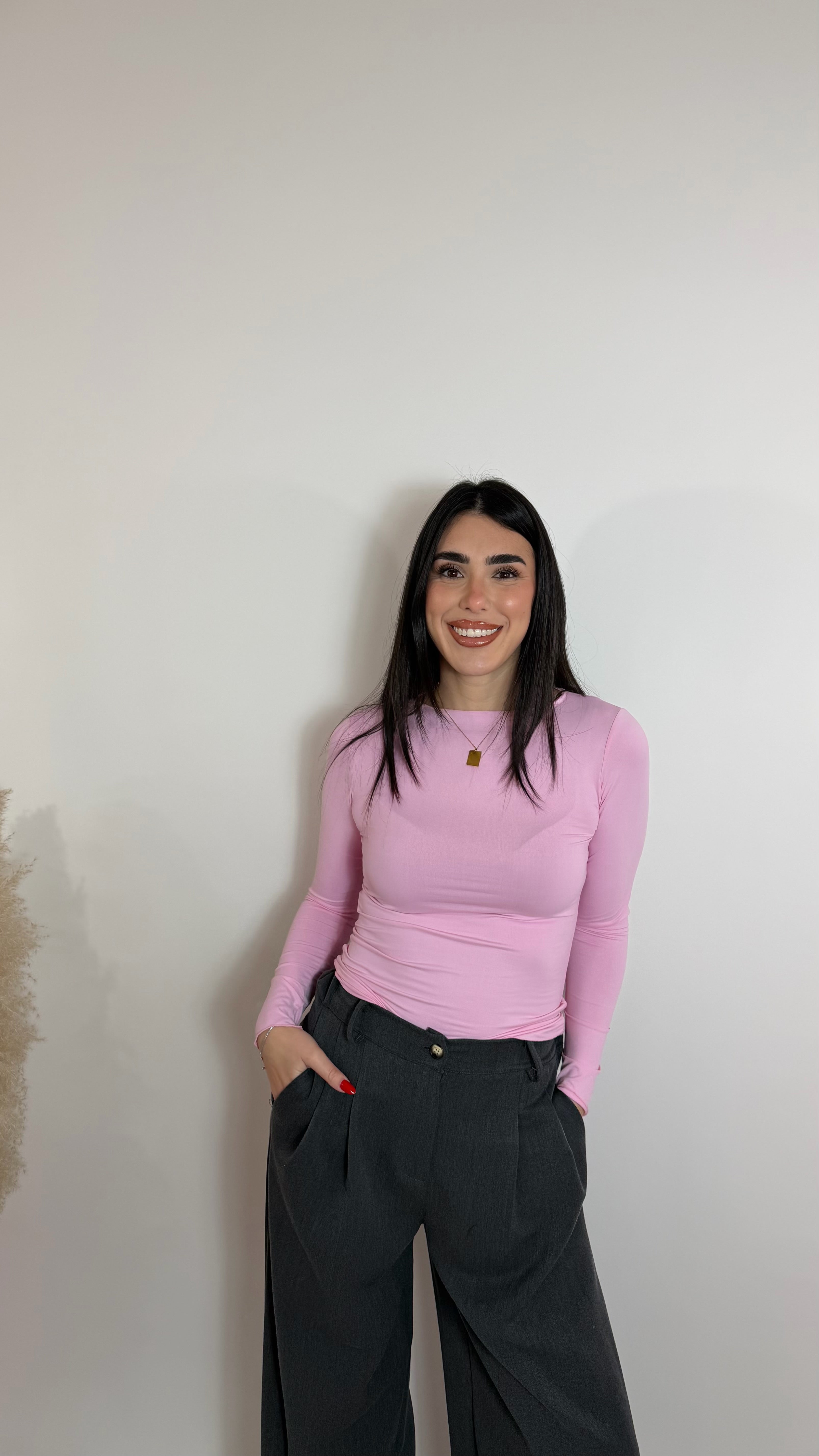 Maglia Skim Lycra Pink Soft