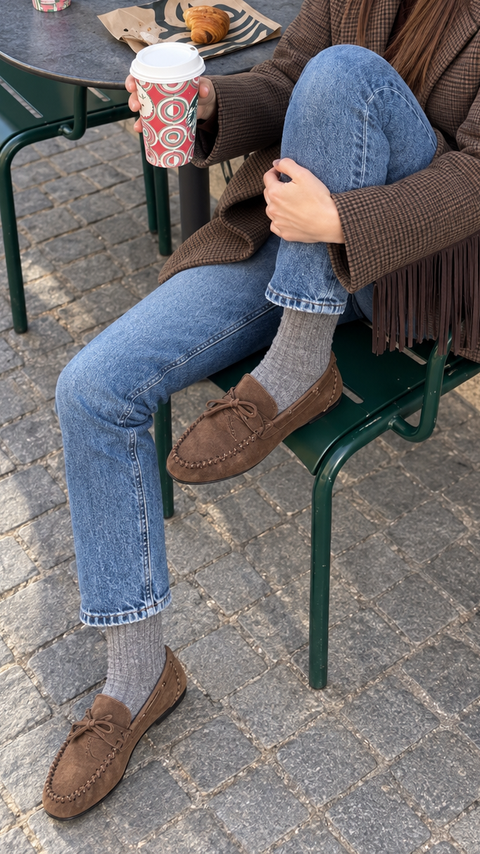 Mocassino Suede