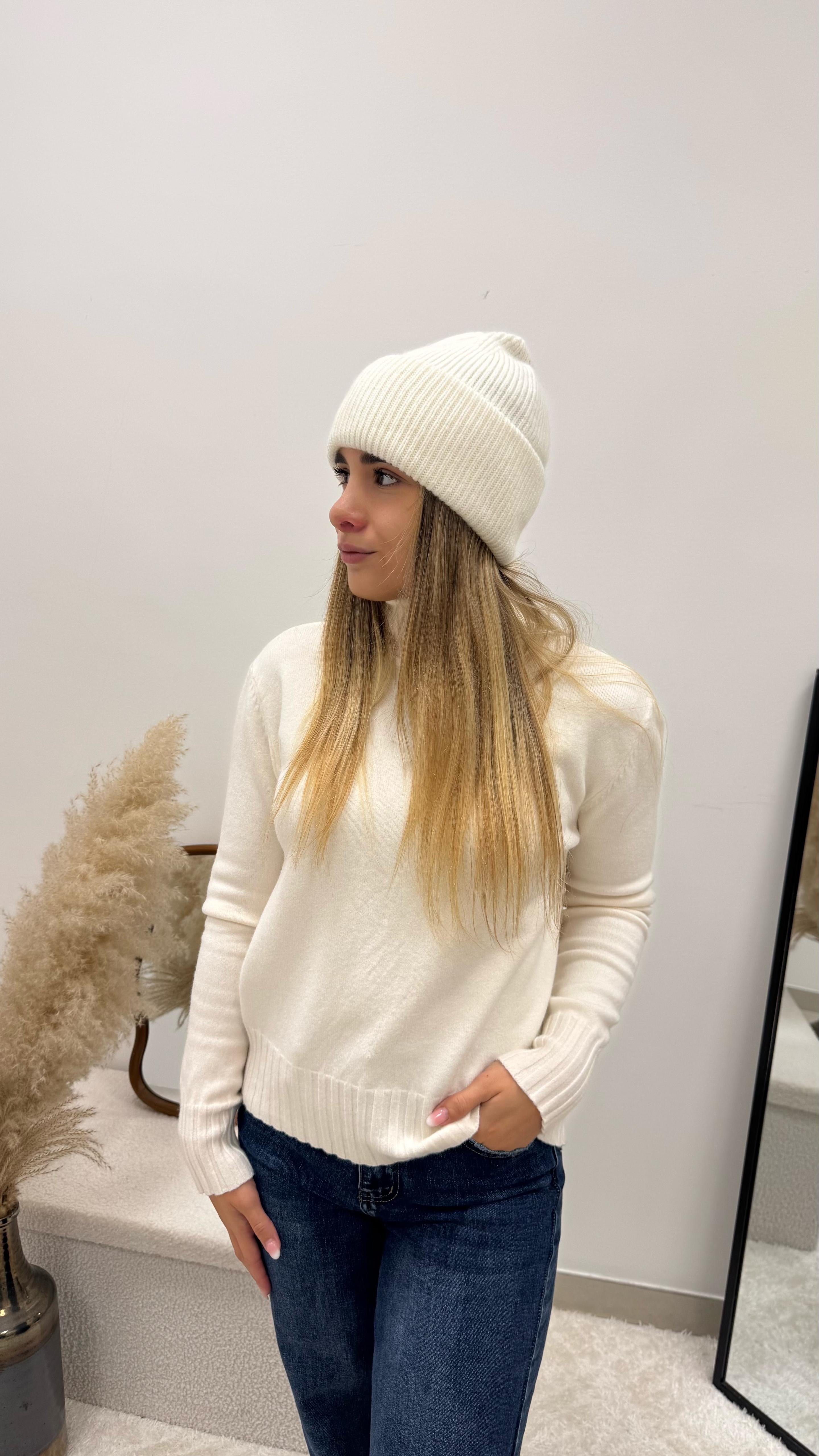 Cozy Hat Bianco
