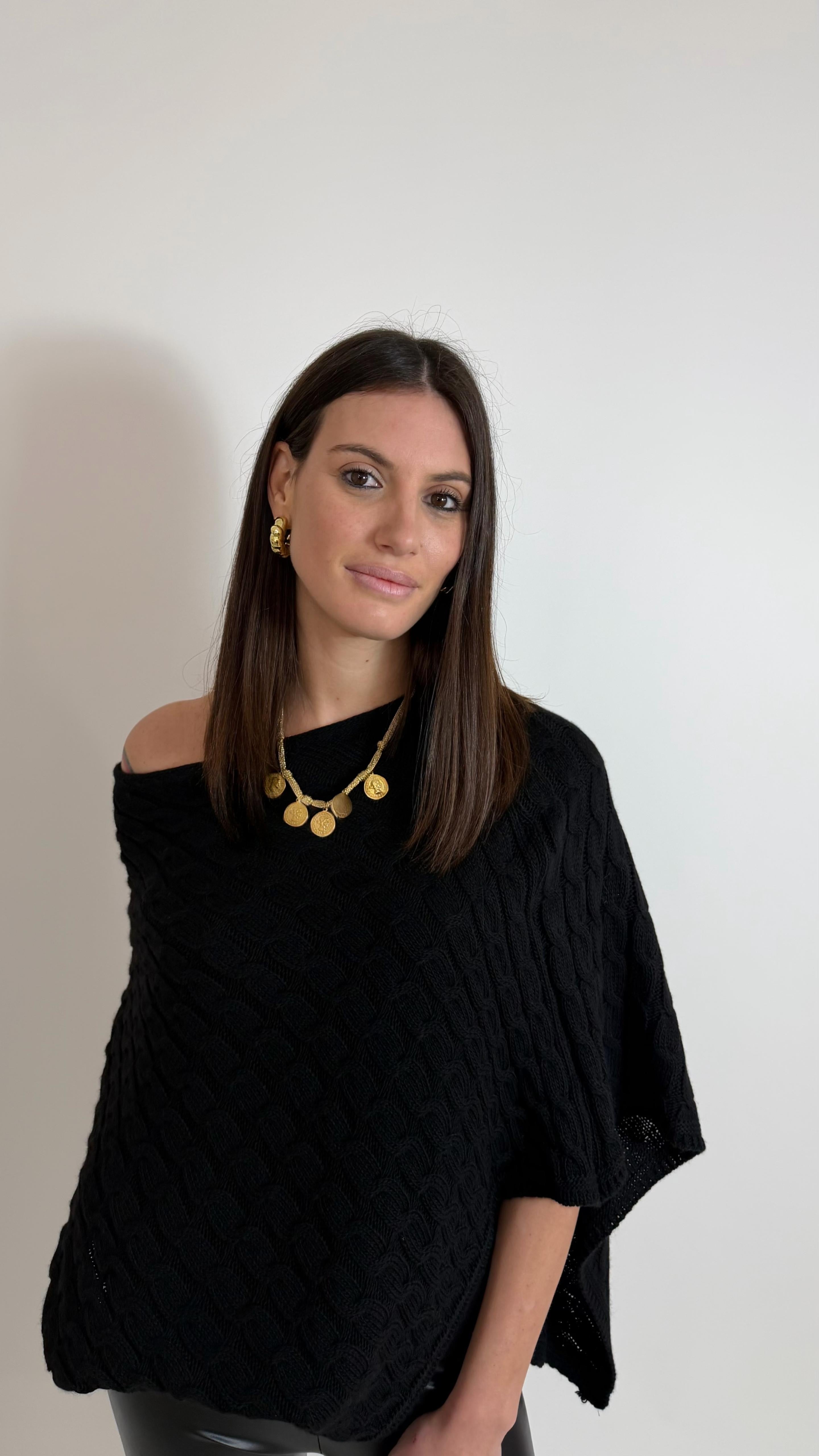 Mantella In Maglia Black