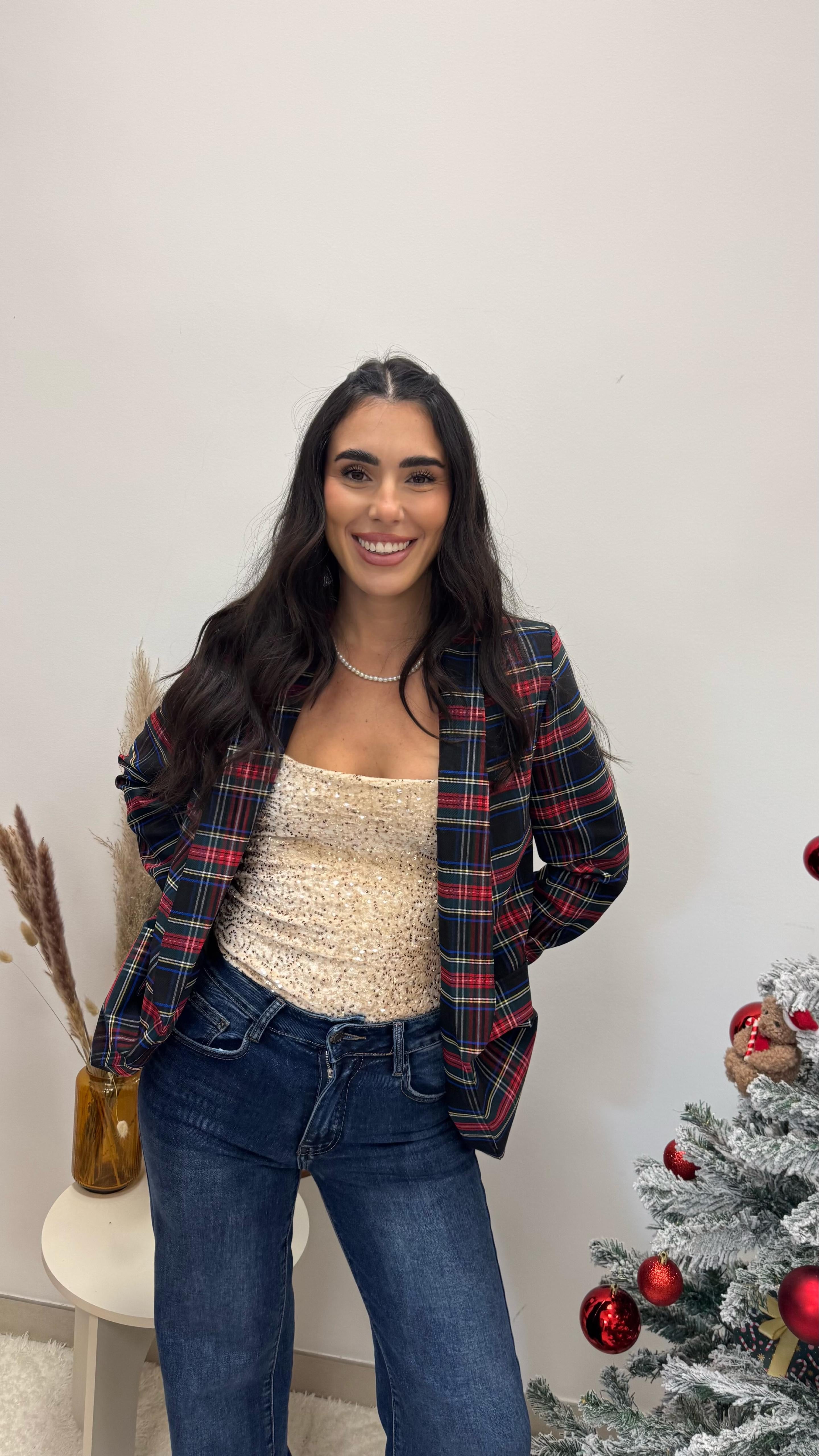 🥂Body Paillettes Velvet Champagne