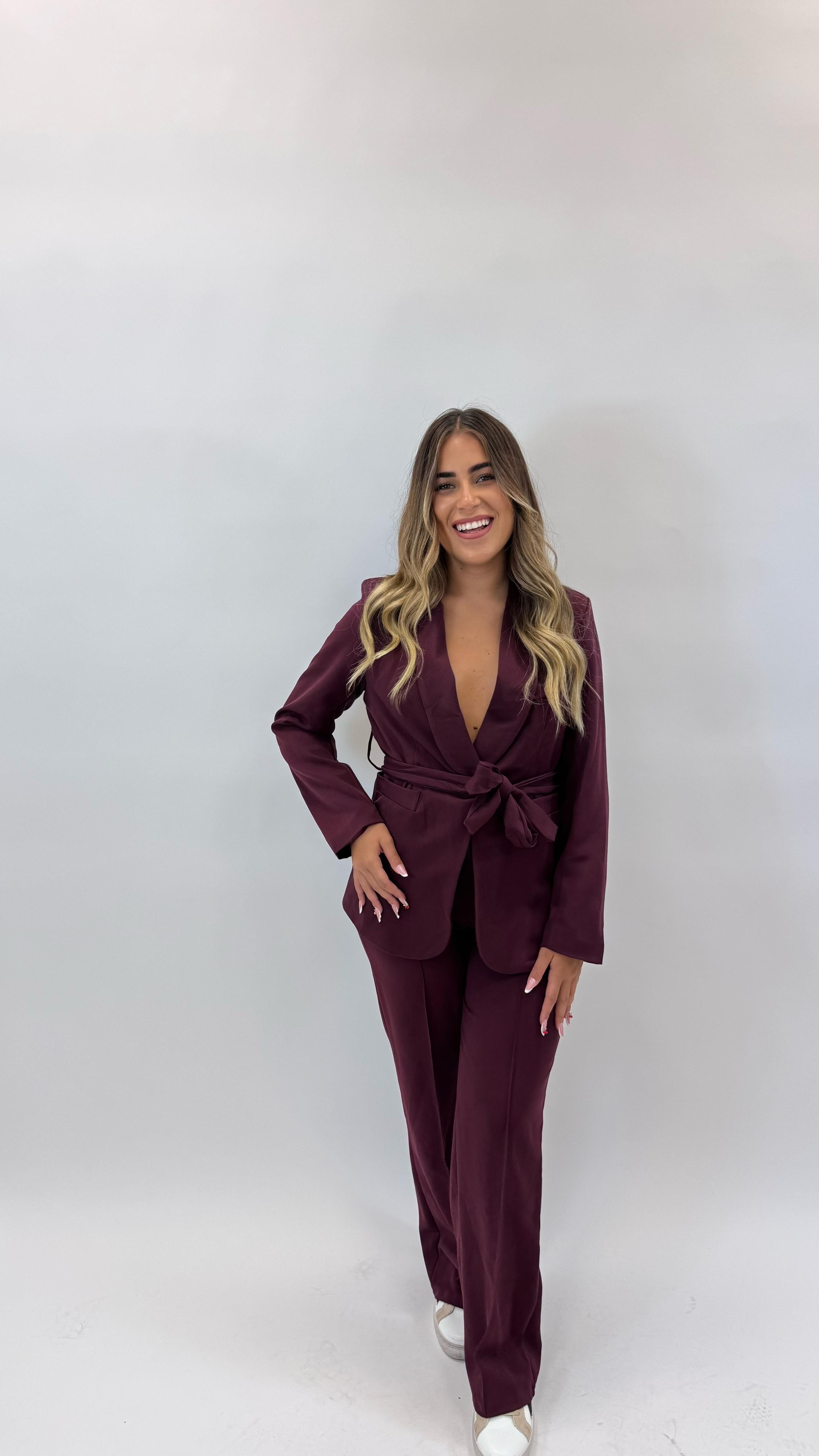 Tailleur Mon Amour Burgundy