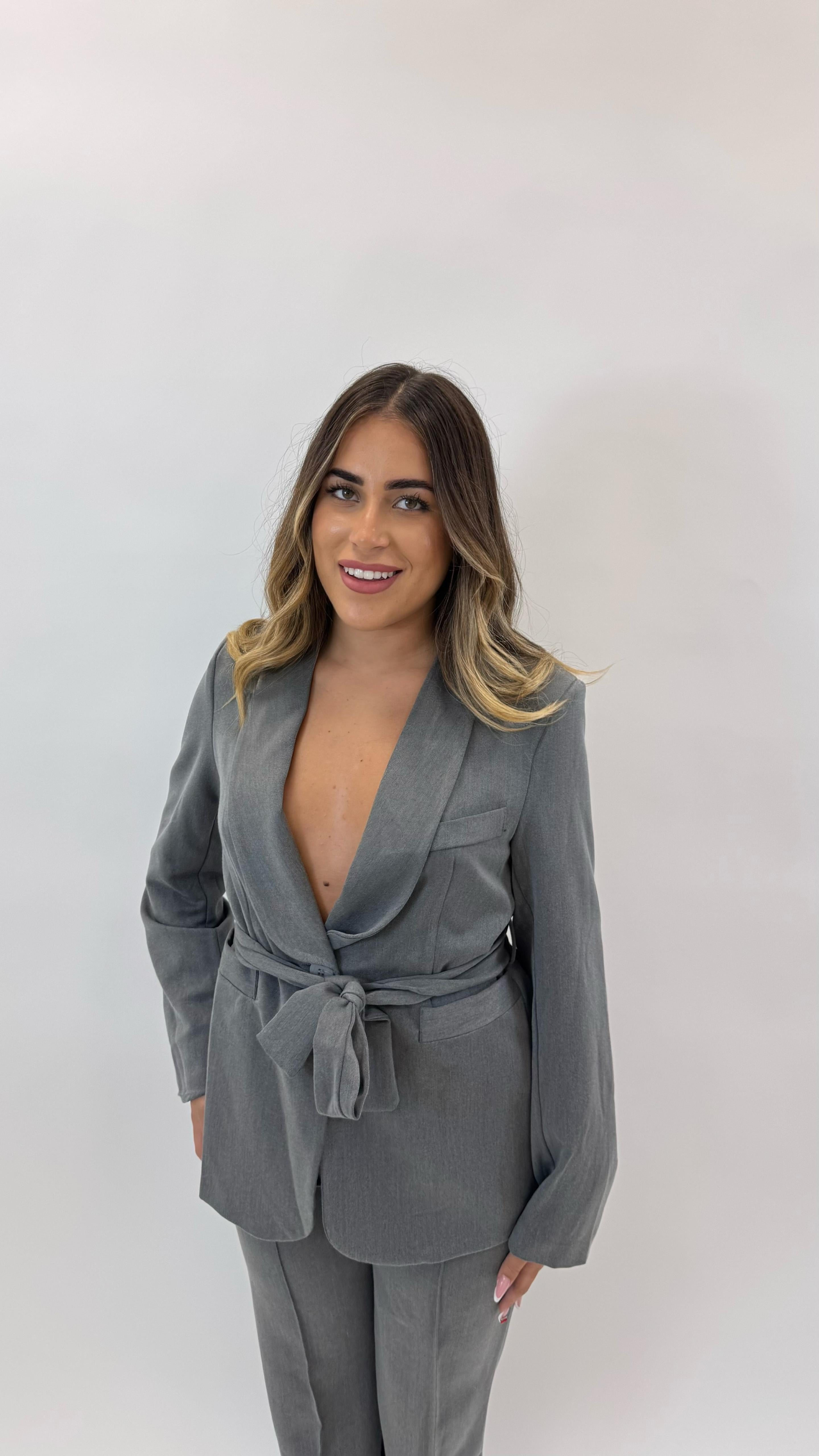 Tailleur Mon Amour Grigio Perla