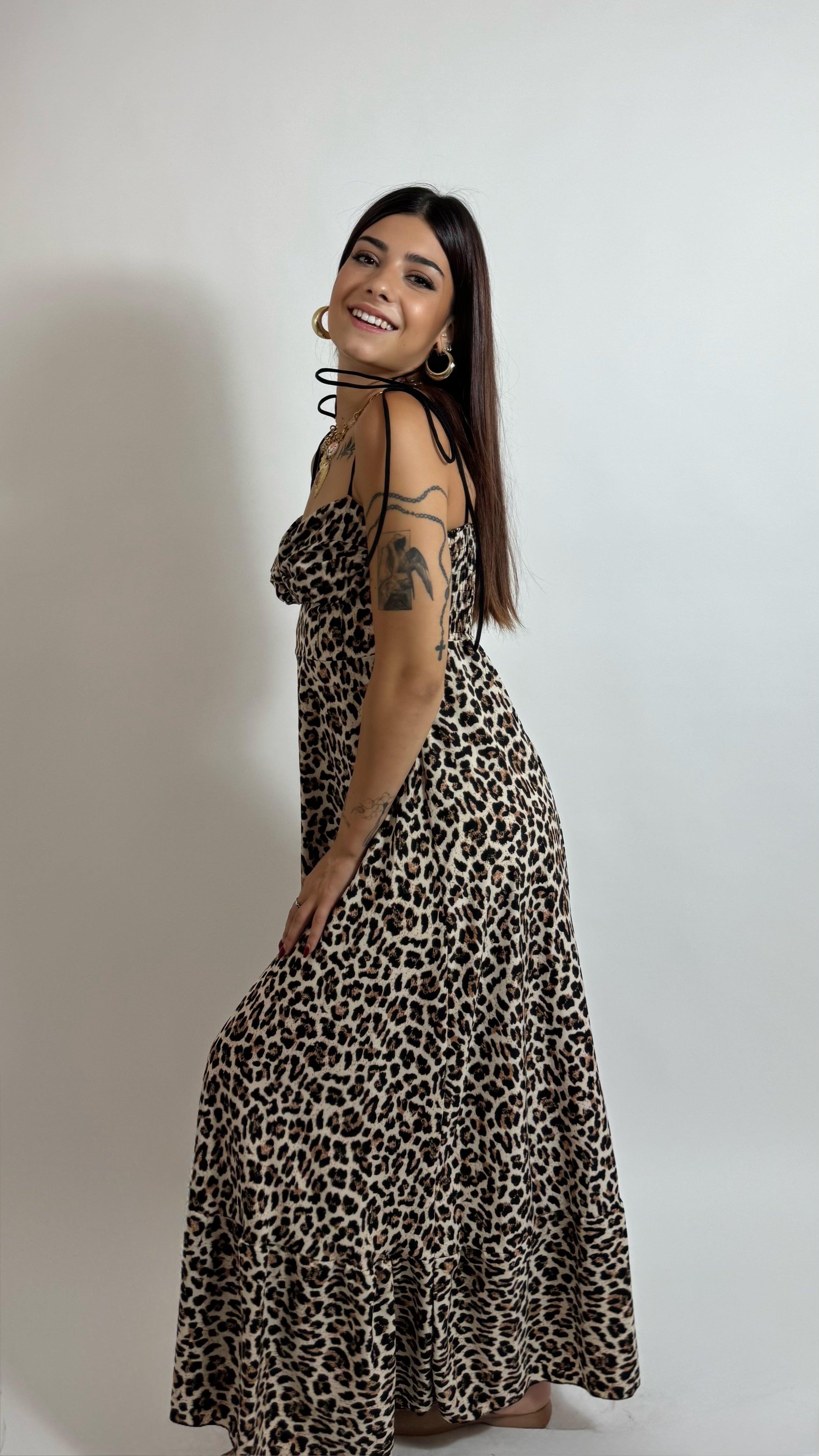 Abito Alice Leopard