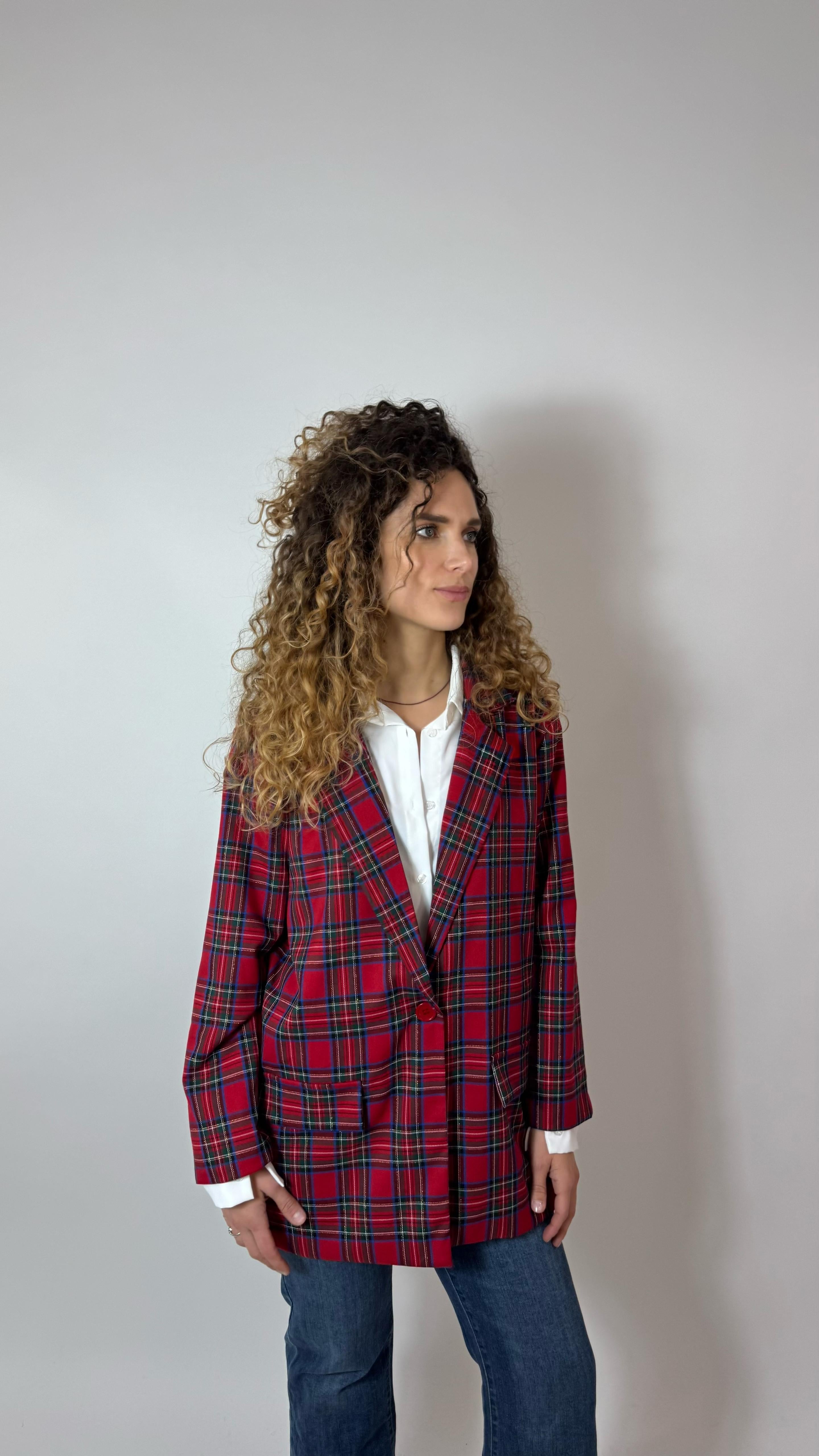 🎄Giacca Tartan